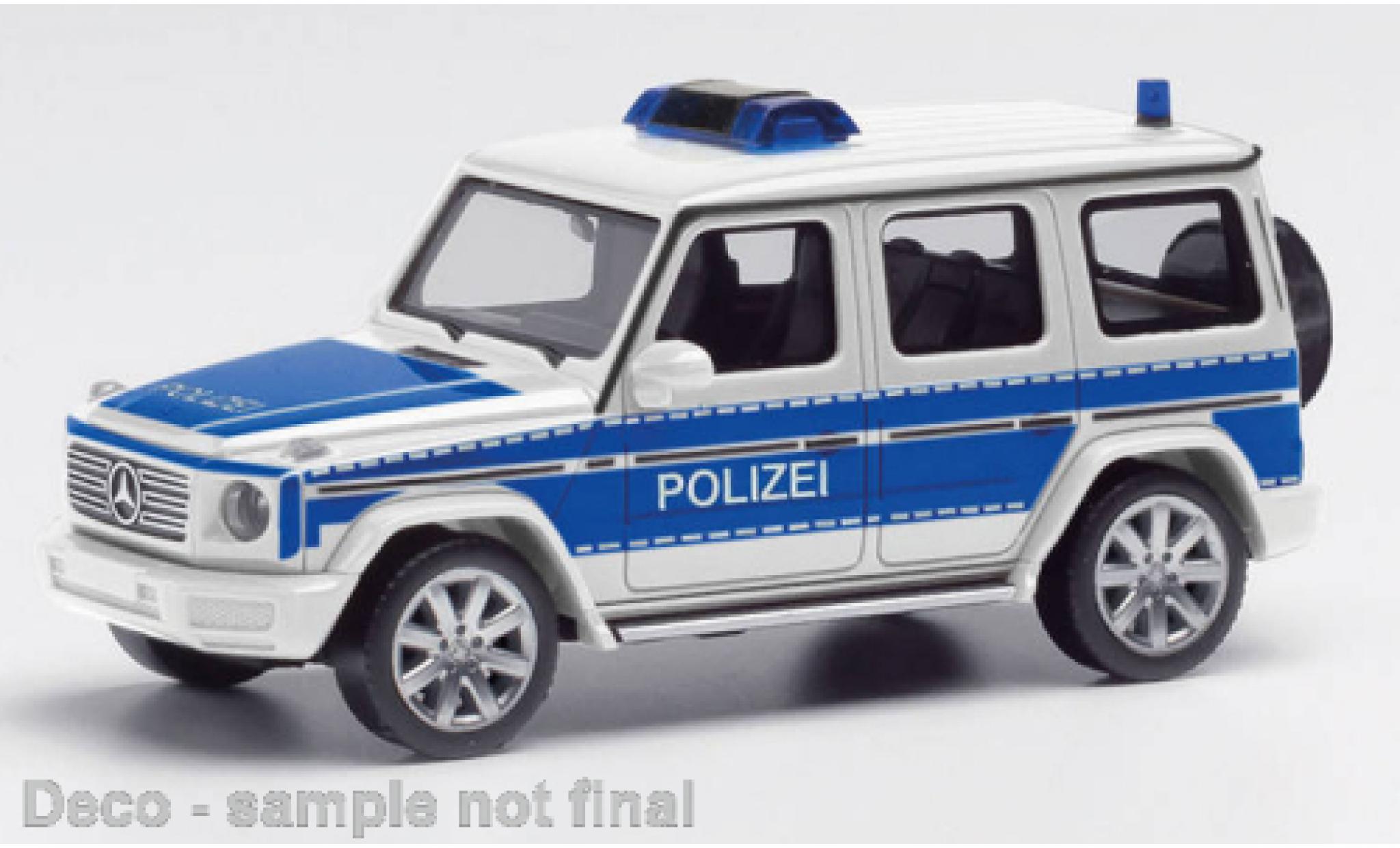 Mercedes Classe G 1/87 Herpa G-classe police Brandenburger Land modellino in miniatura