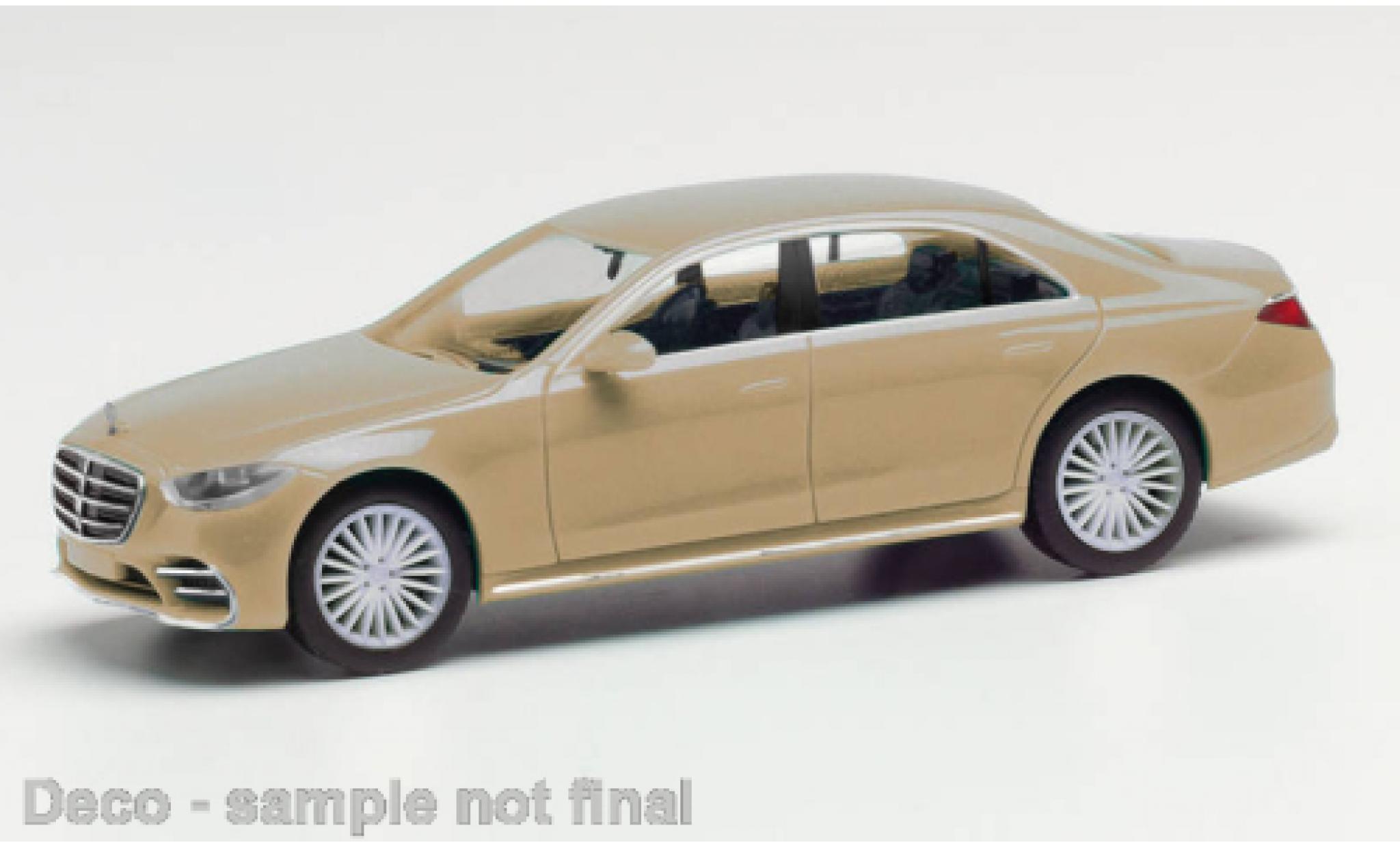 Mercedes CLA 1/87 Herpa S-classe metallise beige modellino in miniatura
