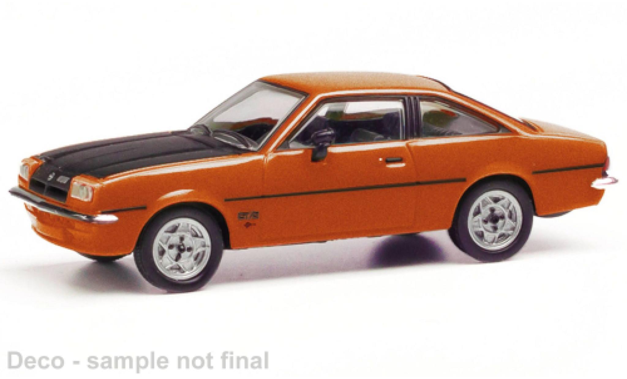 Opel Manta 1/87 Herpa B rosso modellino in miniatura