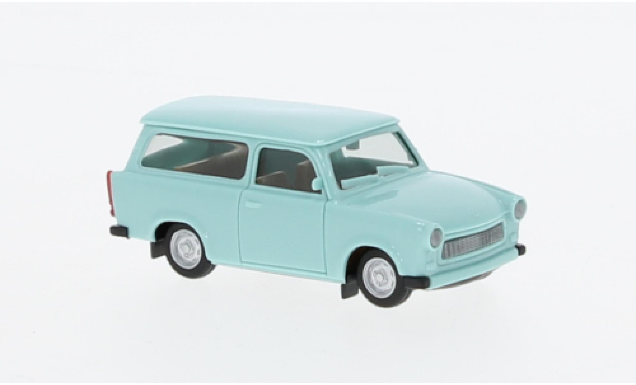 Trabant 601 1/87 Herpa Universal blu clair modellino in miniatura