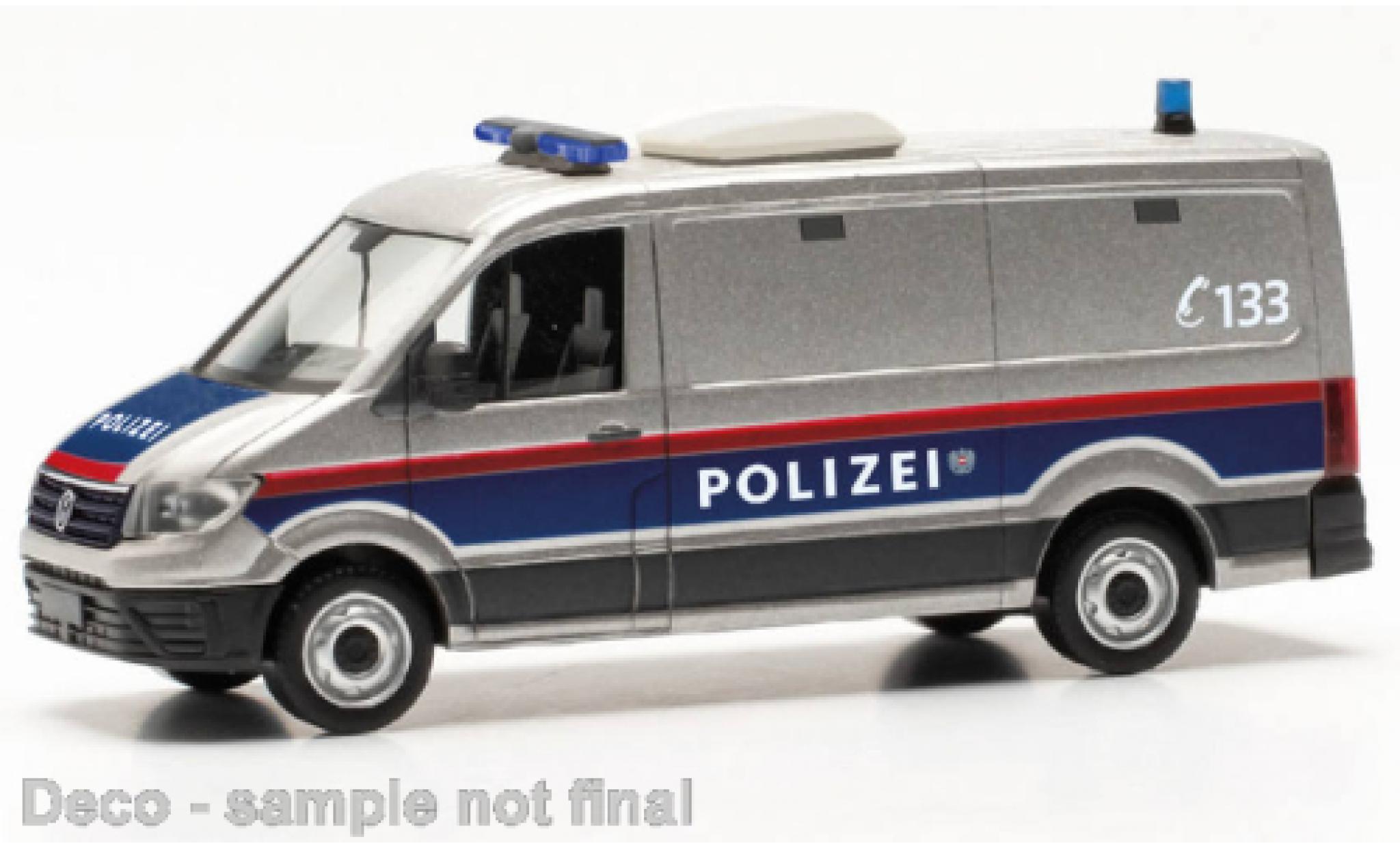 Volkswagen Crafter 1/87 Herpa fourgon FD police Autriche (A) - Gefangenentransport modellino in miniatura