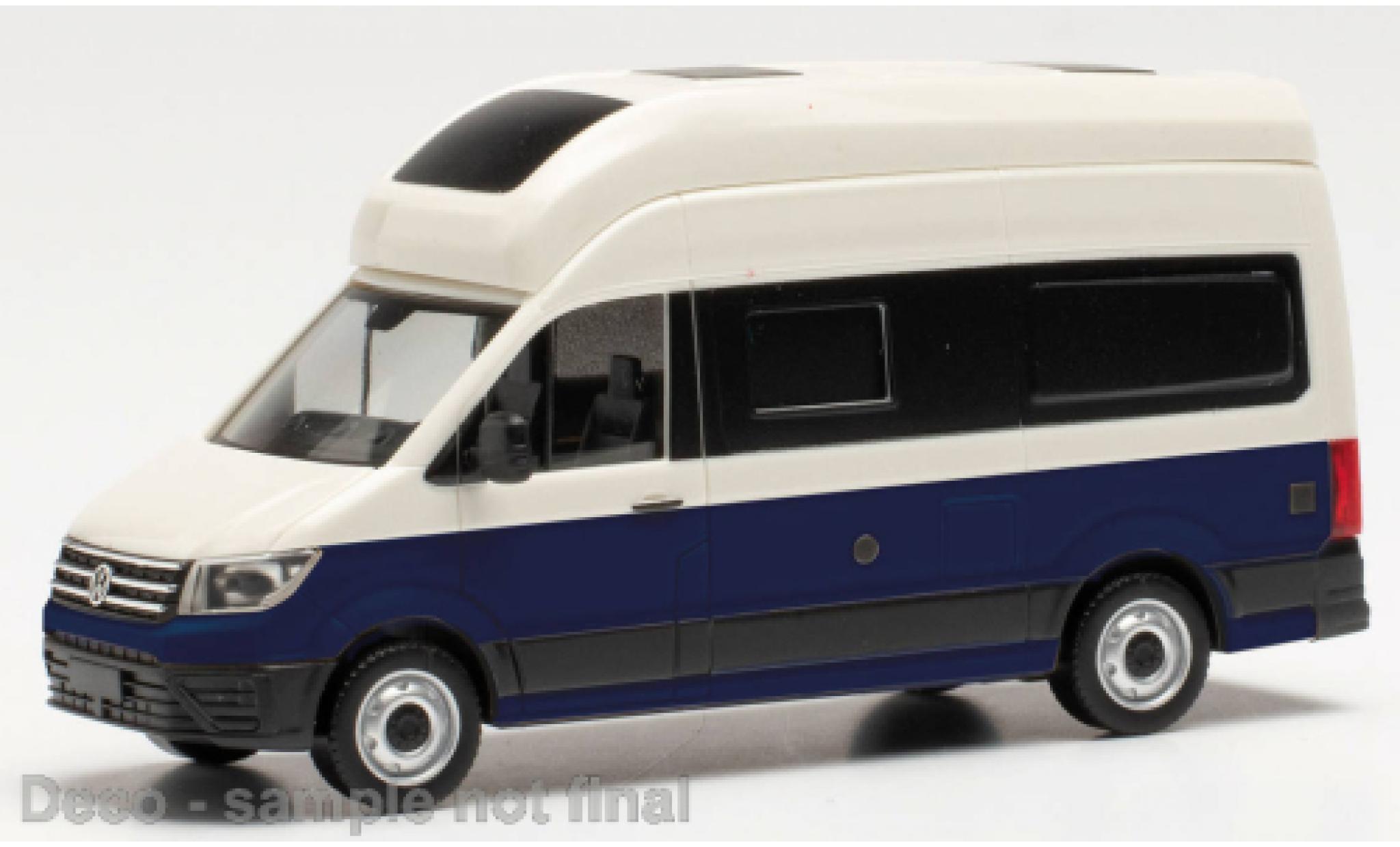 Volkswagen Crafter 1/87 Herpa Grand California bianco/blu foncé modellino in miniatura