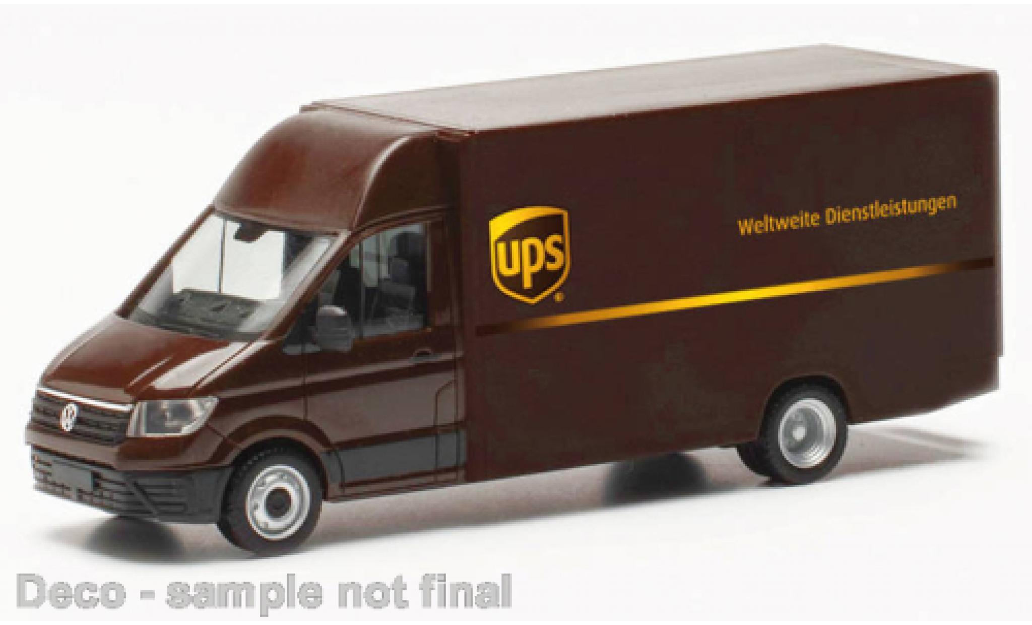 Volkswagen Crafter 1/87 Herpa UPS modellino in miniatura