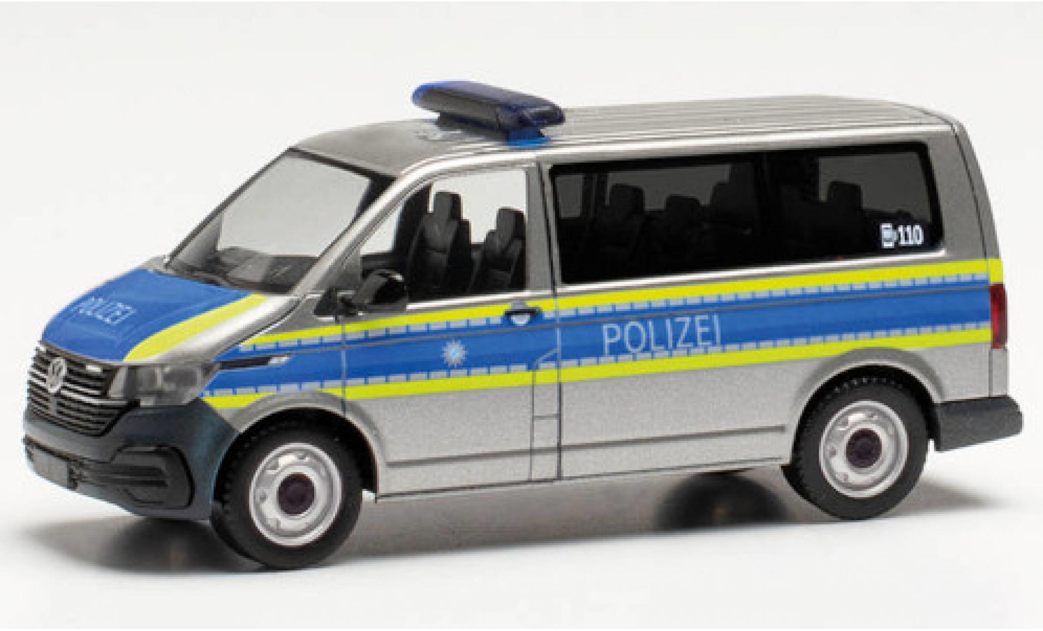 Volkswagen T6 1/87 Herpa .1 Bus Polizei München modellino in miniatura