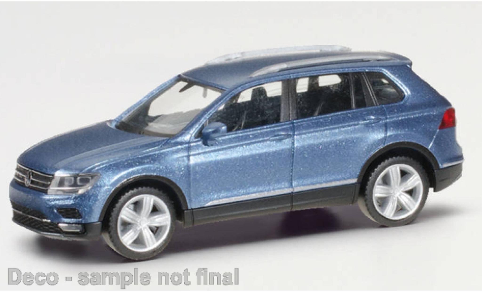 Volkswagen Tiguan 1/87 Herpa metallise blu clair modellino in miniatura