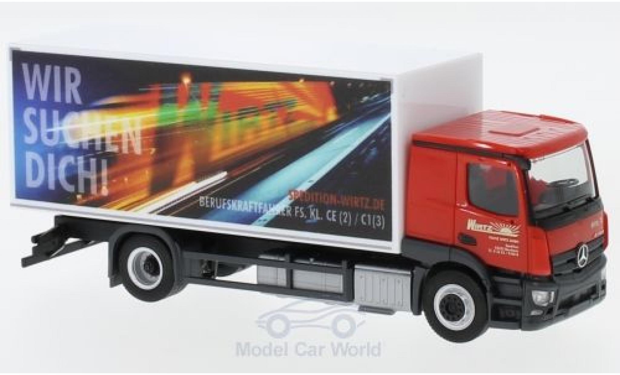 Mercedes CLA 1/87 Herpa Actros Classicspace Wirtz Kühlkoffer-LKW modellino in miniatura