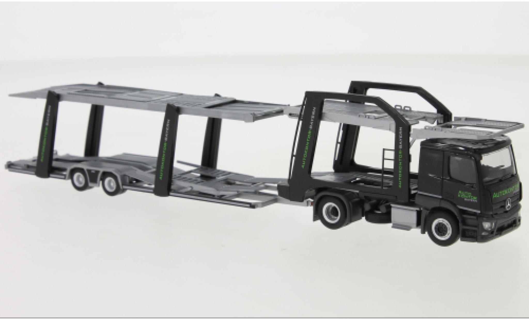 Mercedes Actros 1/87 Herpa Eurolohr 100 Autokontor Bayern modellino in miniatura