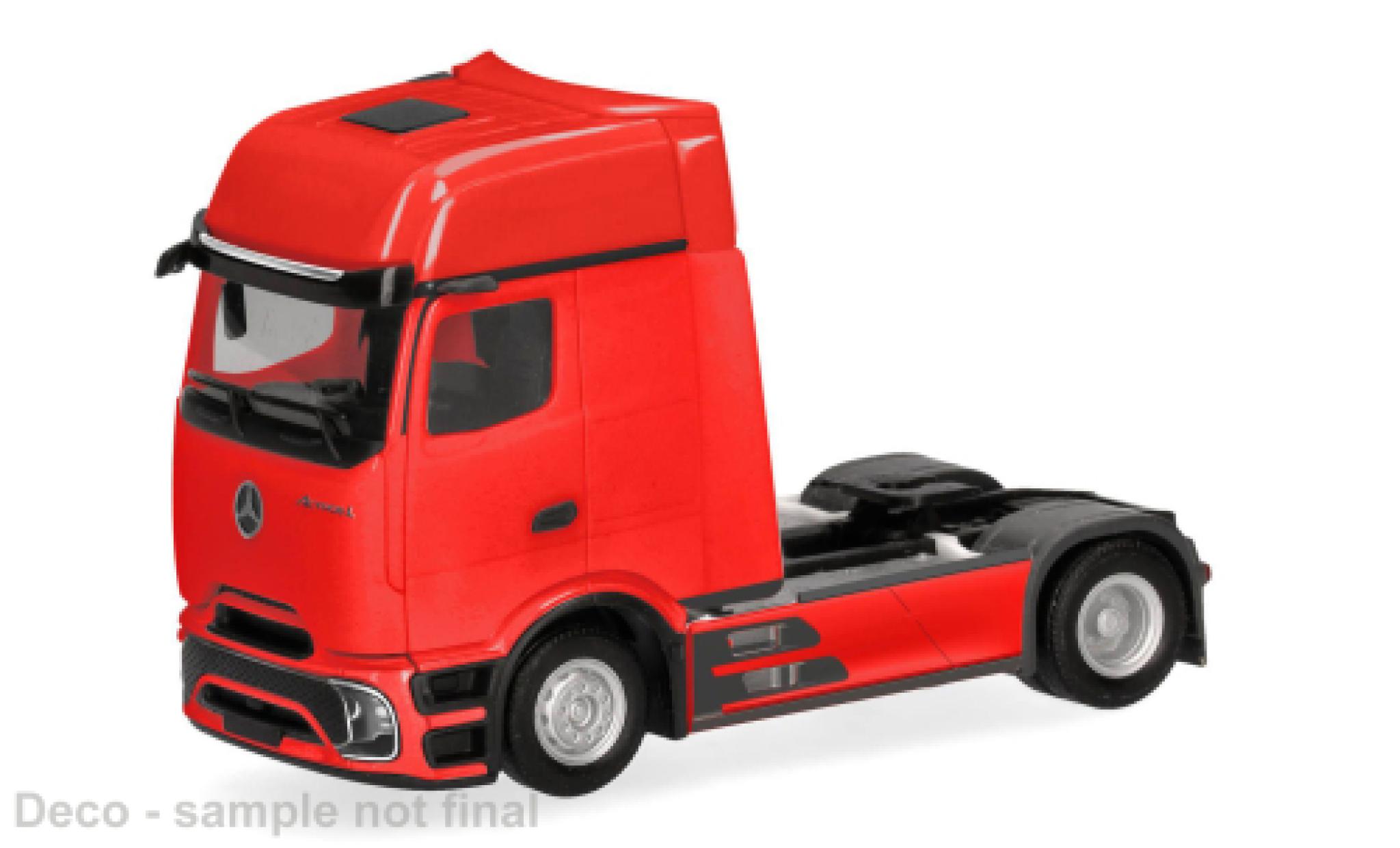 Mercedes Actros 1/87 Herpa L Gigaspace rot 1:87 modellino in miniatura