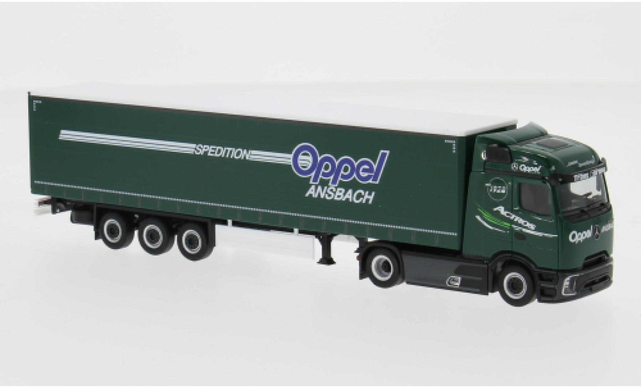 Mercedes Actros 1/87 Herpa Oppel Ansbach 1:87 modellino in miniatura