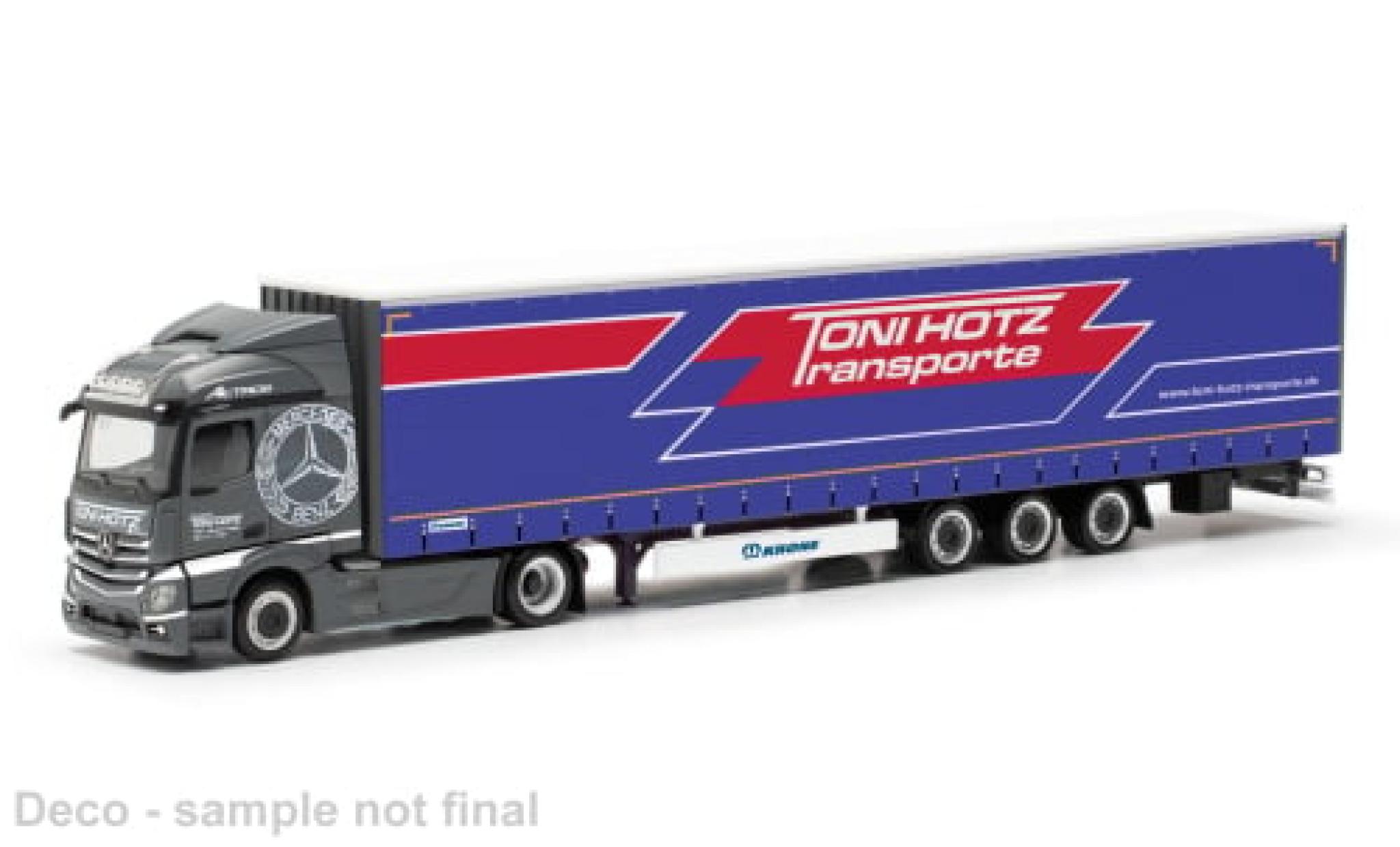 Mercedes Actros 1/87 Herpa Streamspace 2.3 Toni Hotz 1:87 modellino in miniatura