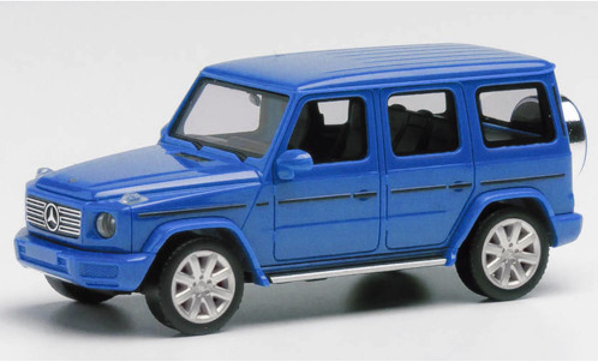Mercedes Classe G 1/87 Herpa metallico blu modellino in miniatura