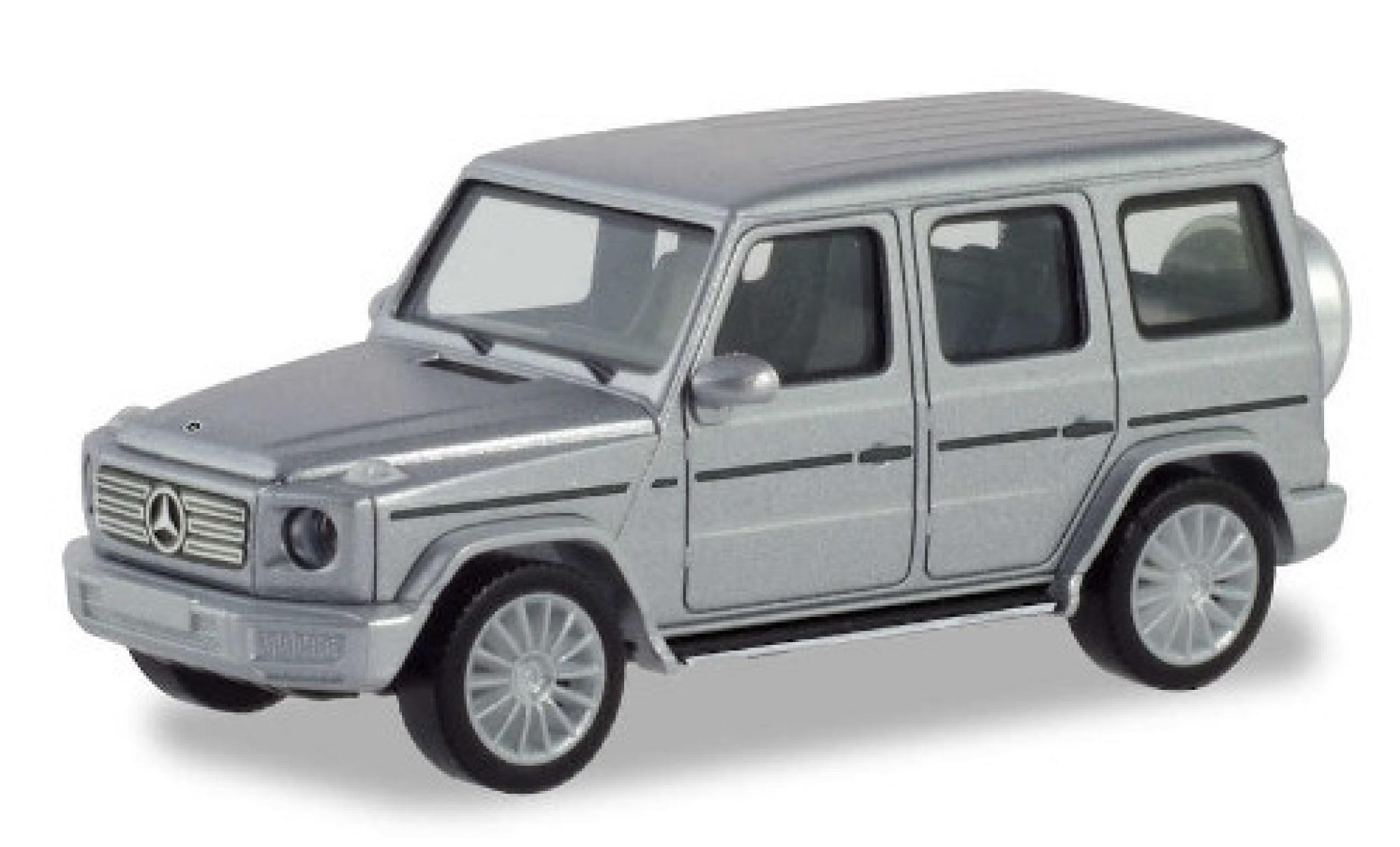 Mercedes Classe G 1/87 Herpa metallico grigio avec AMG-jantes modellino in miniatura
