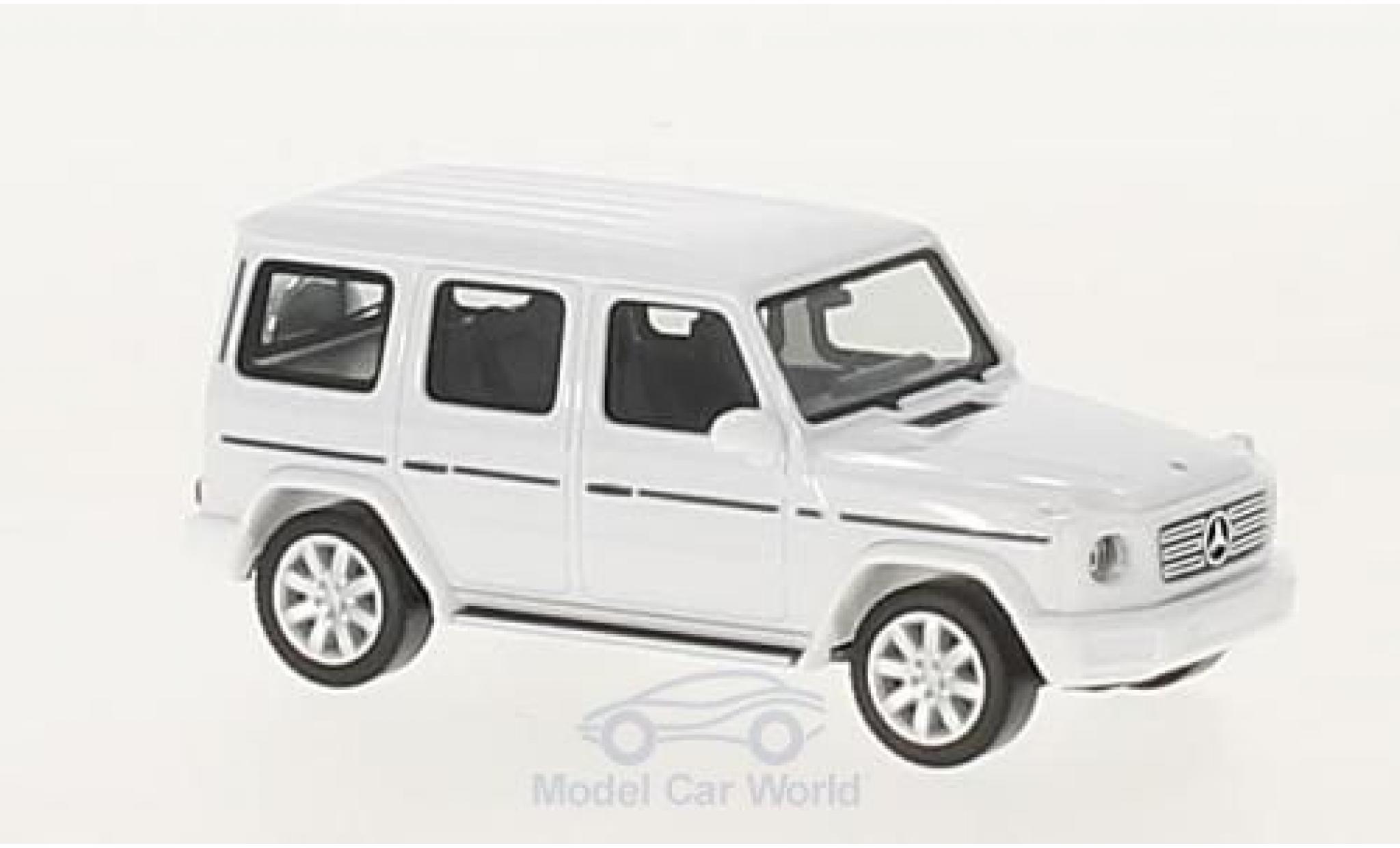 Mercedes Classe G 1/87 Herpa G-Modell bianco modellino in miniatura