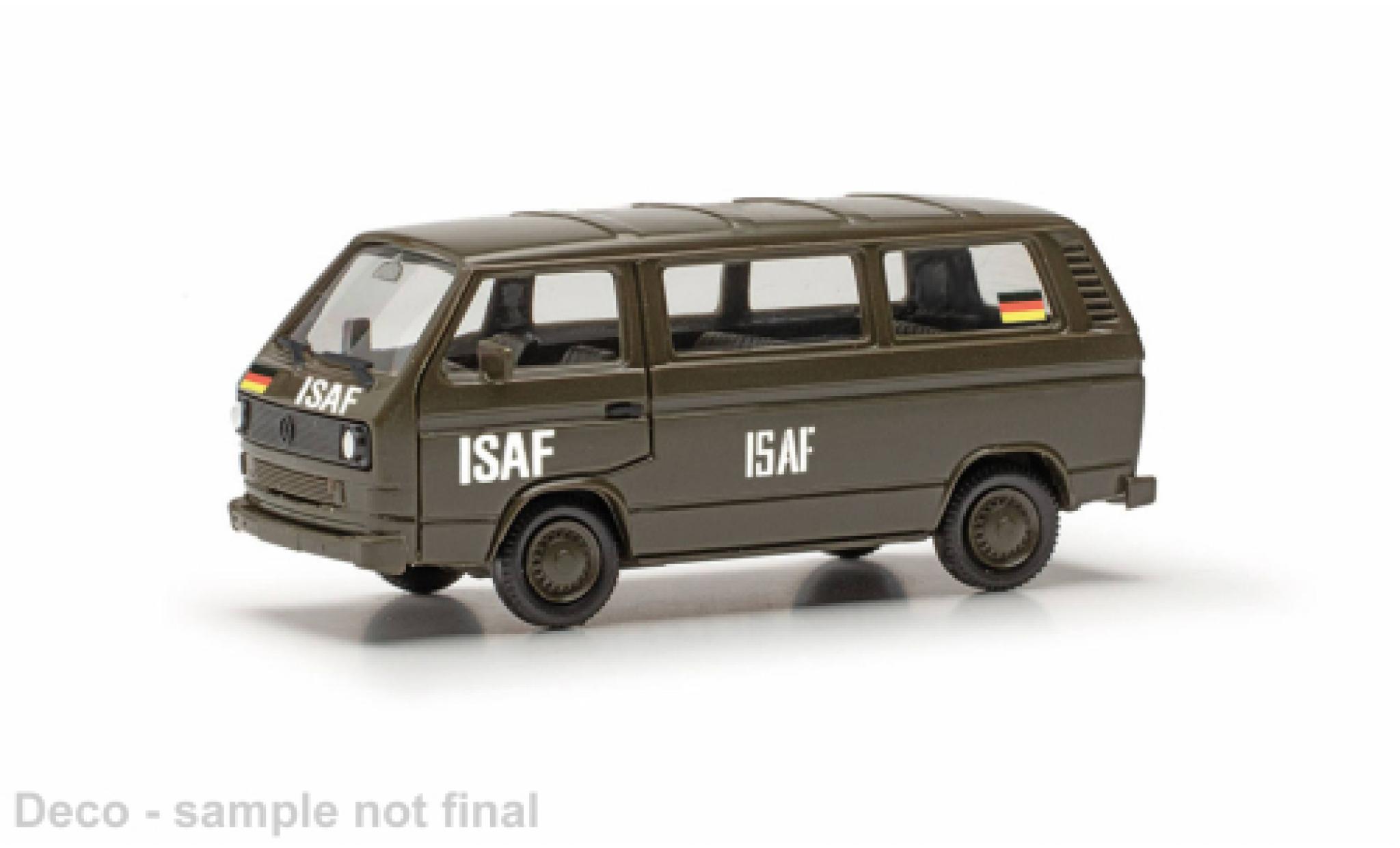 Volkswagen T3 1/87 Herpa Military bus ISAF modellino in miniatura