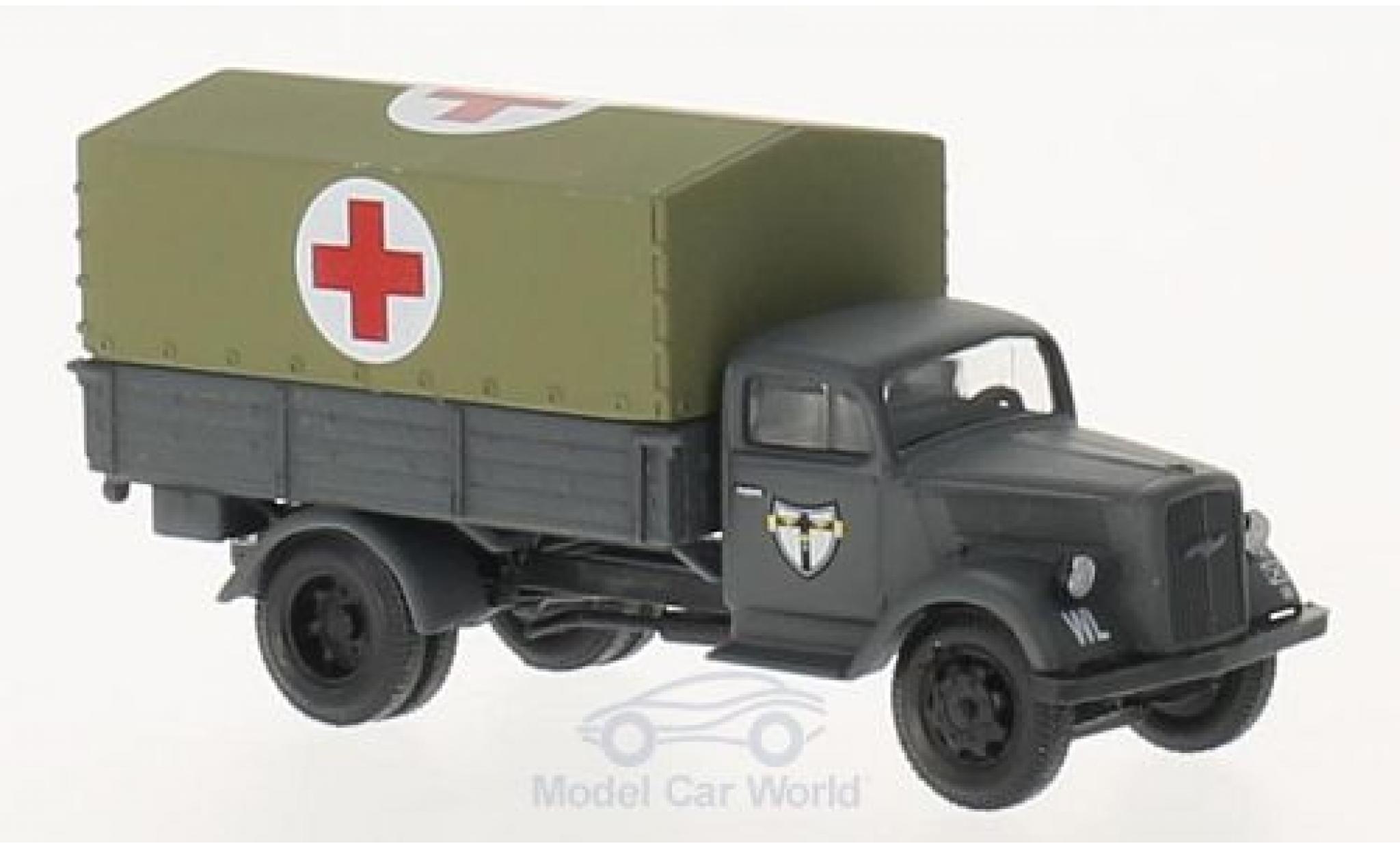 Opel Blitz 1/87 Herpa Mannschaftskraftwagen modellino in miniatura