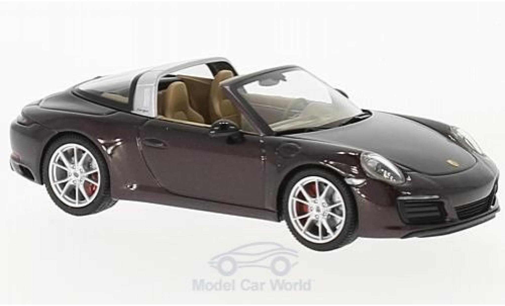 Porsche 991 Targa 1/43 Herpa 911 () Targa 4S metallico marroneee modellino in miniatura