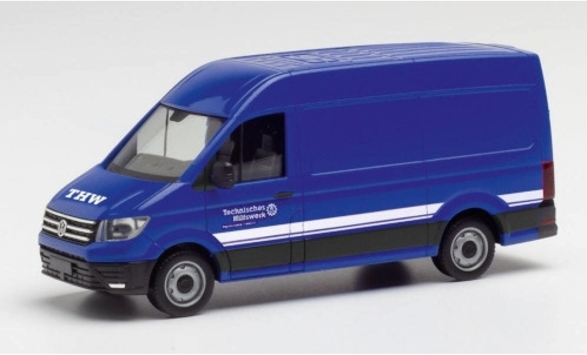 Volkswagen Crafter 1/87 Herpa Kasten HD THW Dresden modellino in miniatura