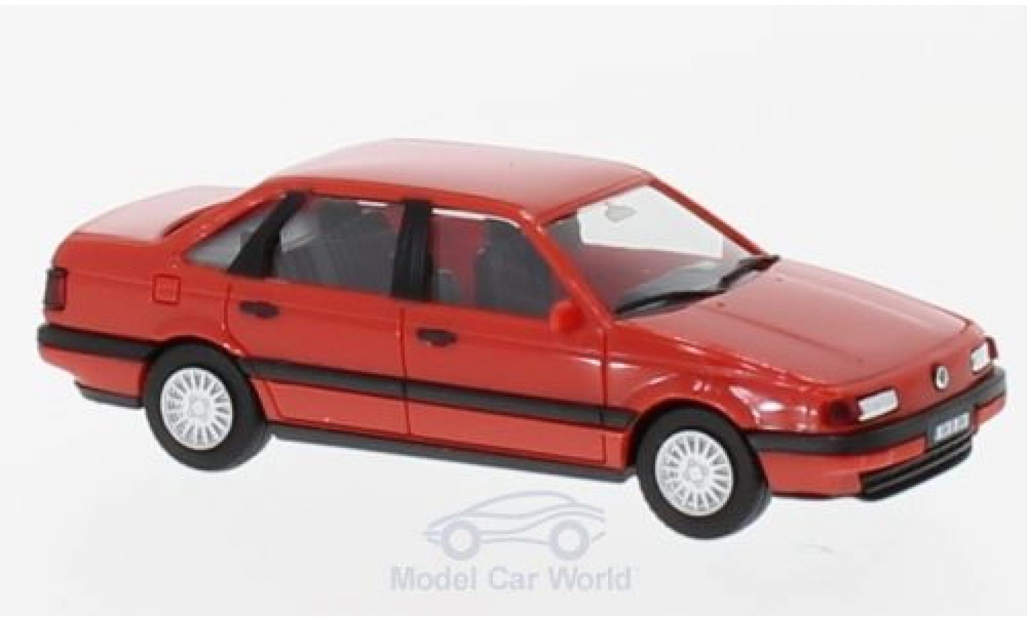 Volkswagen Passat 1/87 Herpa rosso H-Edition mit Kennzeichenbedruckung modellino in miniatura