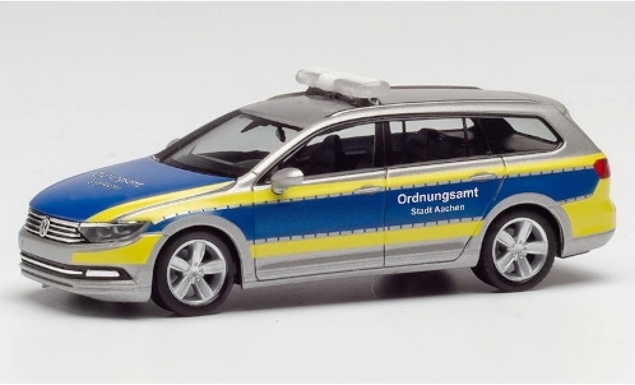 Volkswagen Passat 1/87 Herpa Variant Ordnungsamt Aachen modellino in miniatura
