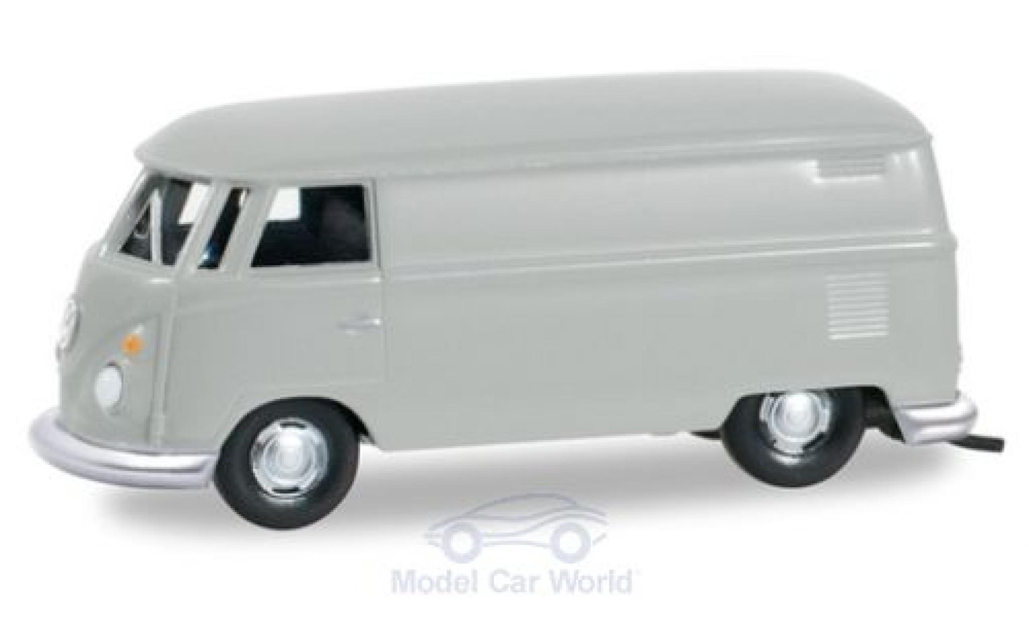 Volkswagen T1 1/87 Herpa Kastenwagen grigio modellino in miniatura