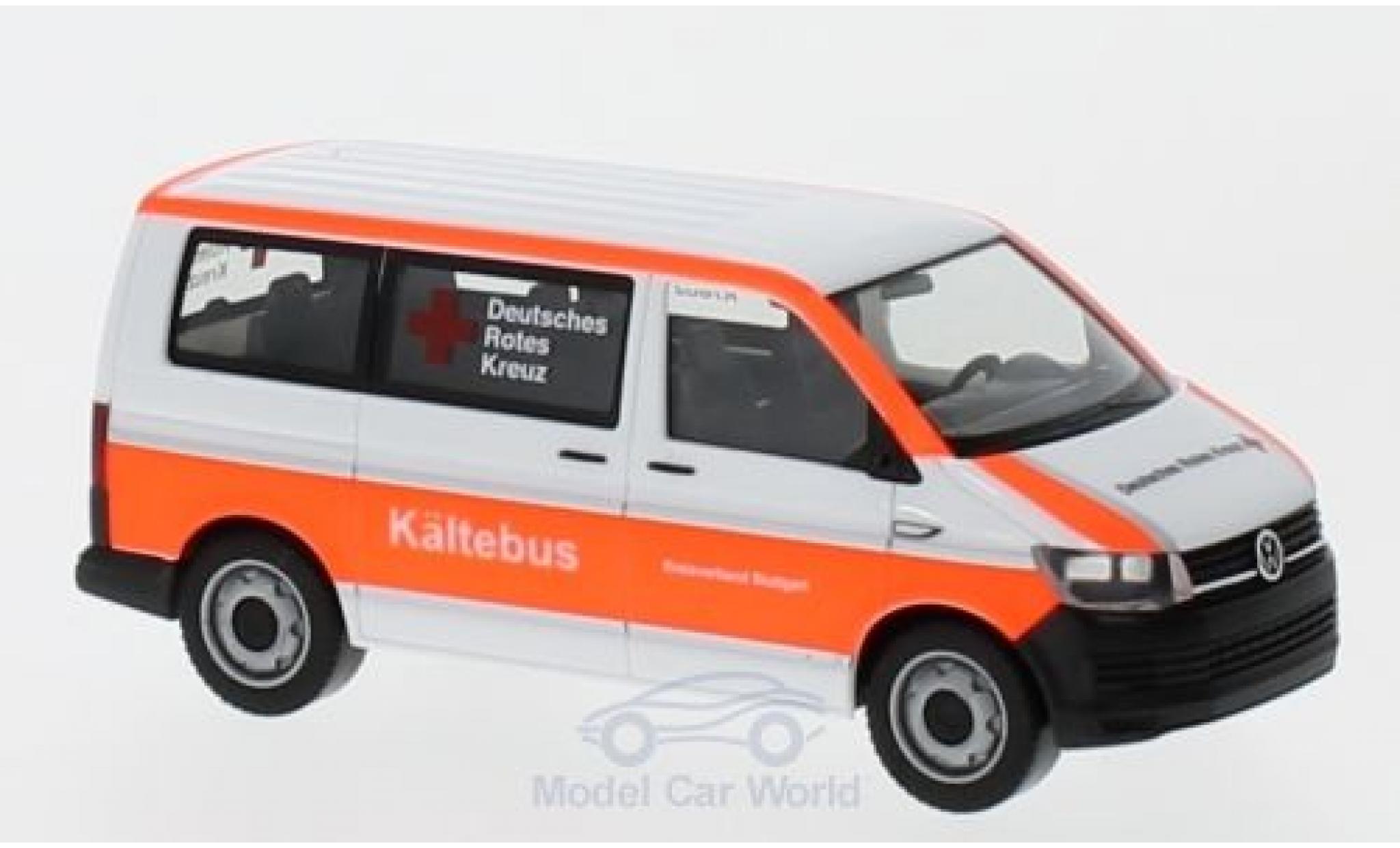Volkswagen T6 1/87 Herpa Bus DRK Stuttgart / Kältebus modellino in miniatura