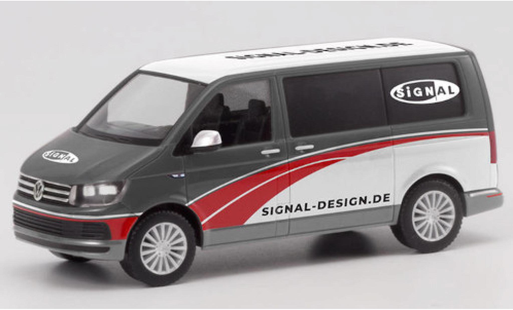 Volkswagen T6 1/87 Herpa Bus Signal Design modellino in miniatura