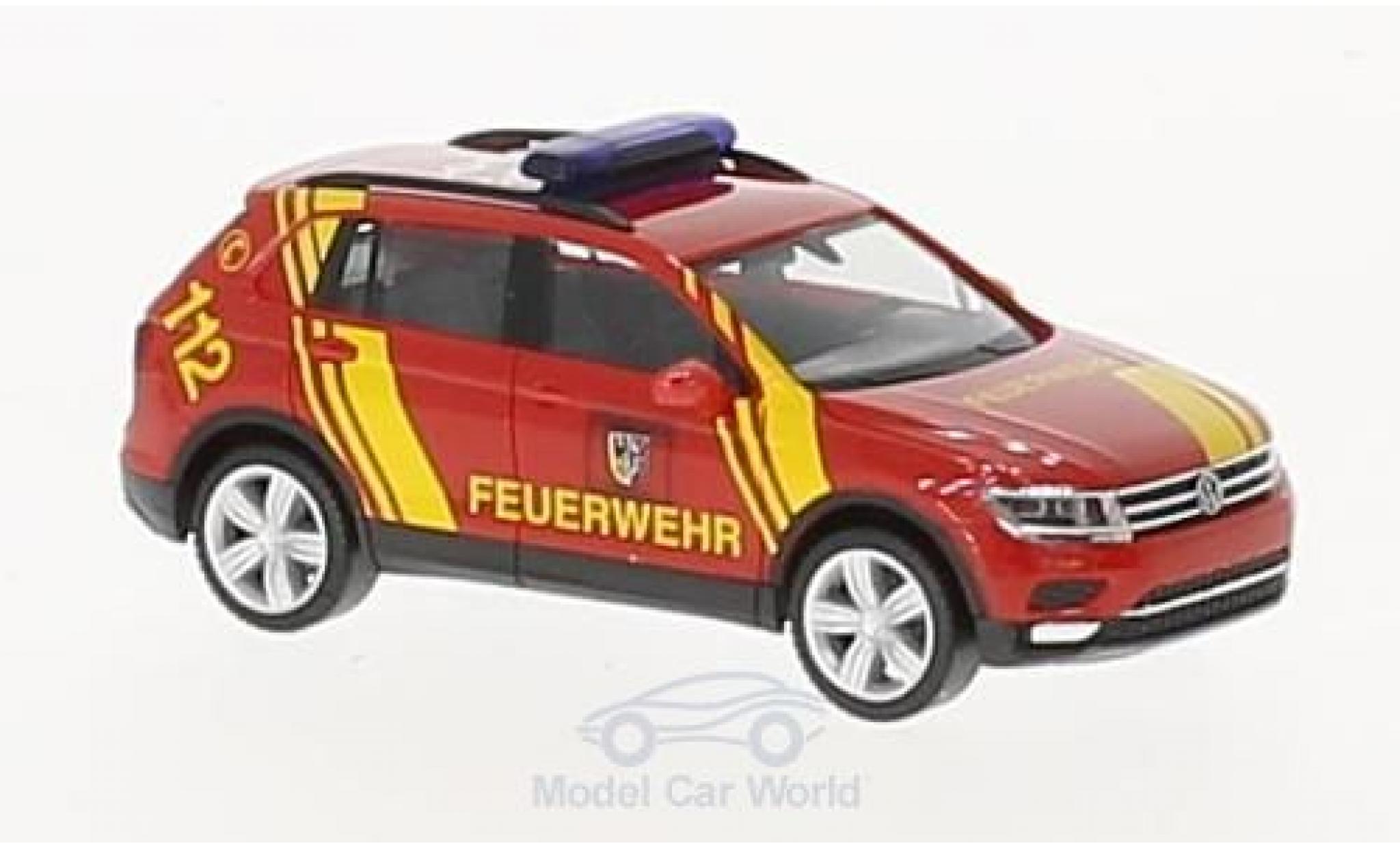 Volkswagen Tiguan 1/87 Herpa Feuerwehr Goslar modellino in miniatura
