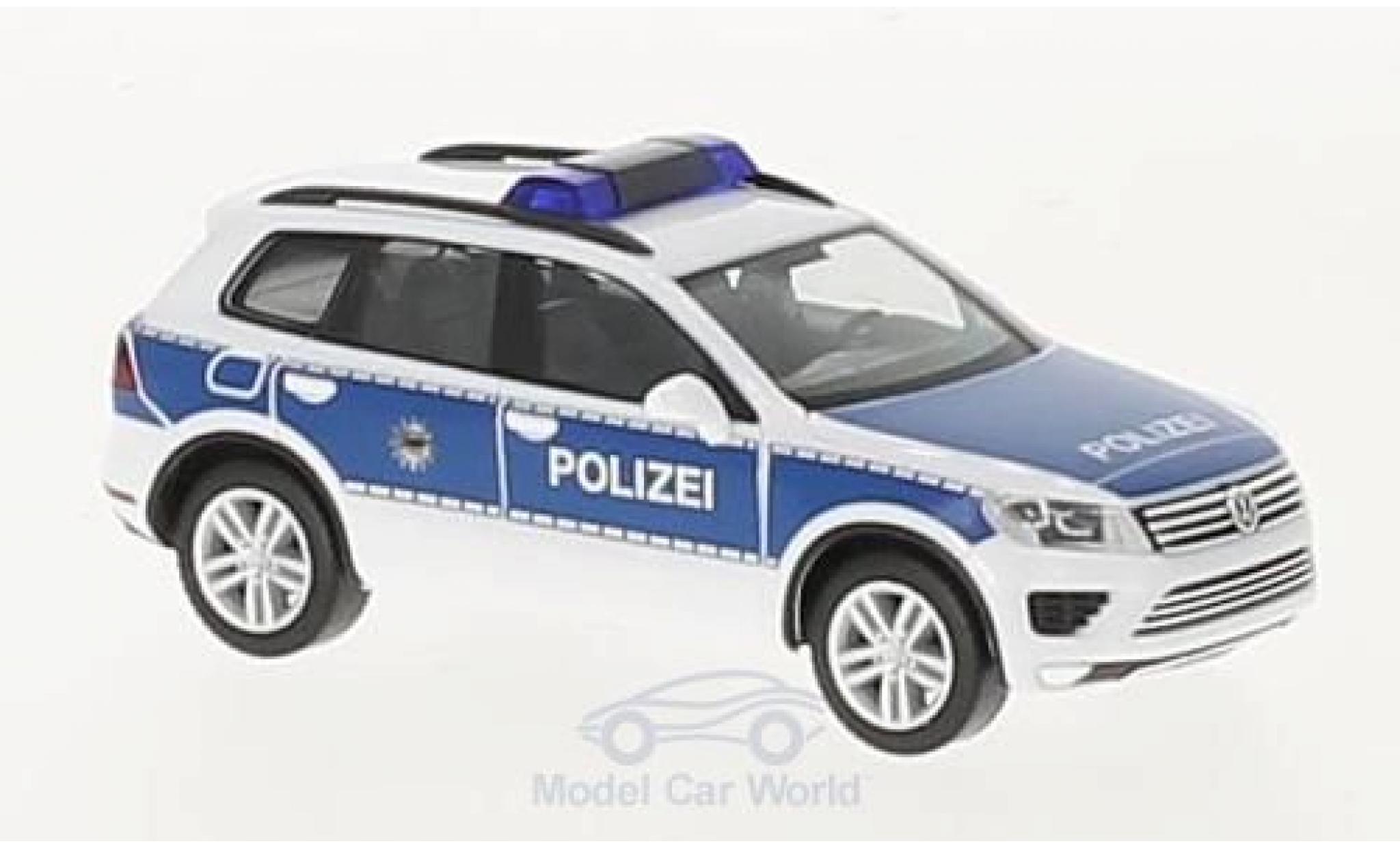 Volkswagen Touareg 1/87 Herpa Bundespolizei modellino in miniatura