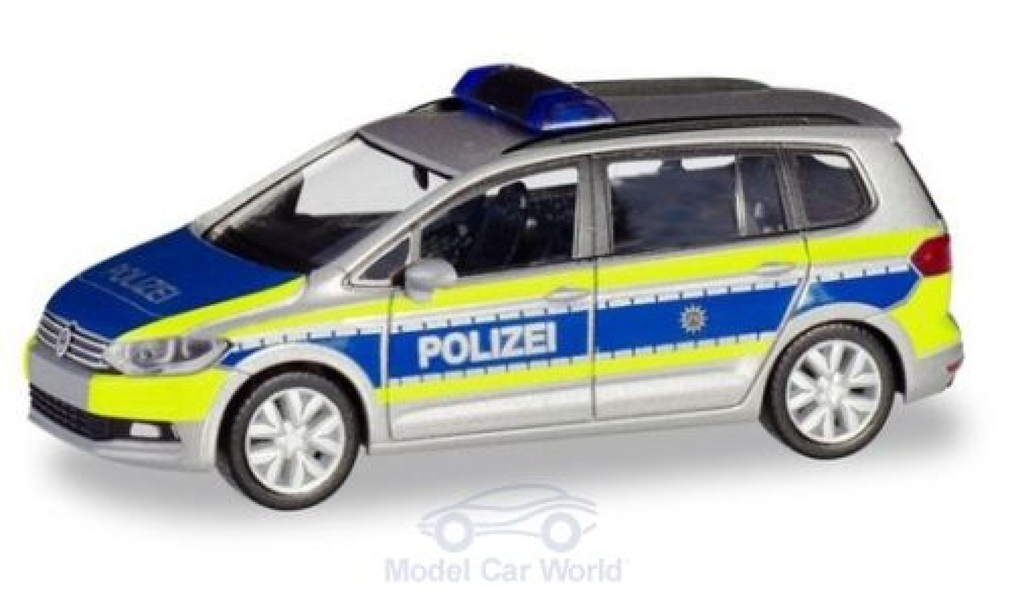 Volkswagen Touran 1/87 Herpa Polizei Nordrhein-Westfalen modellino in miniatura