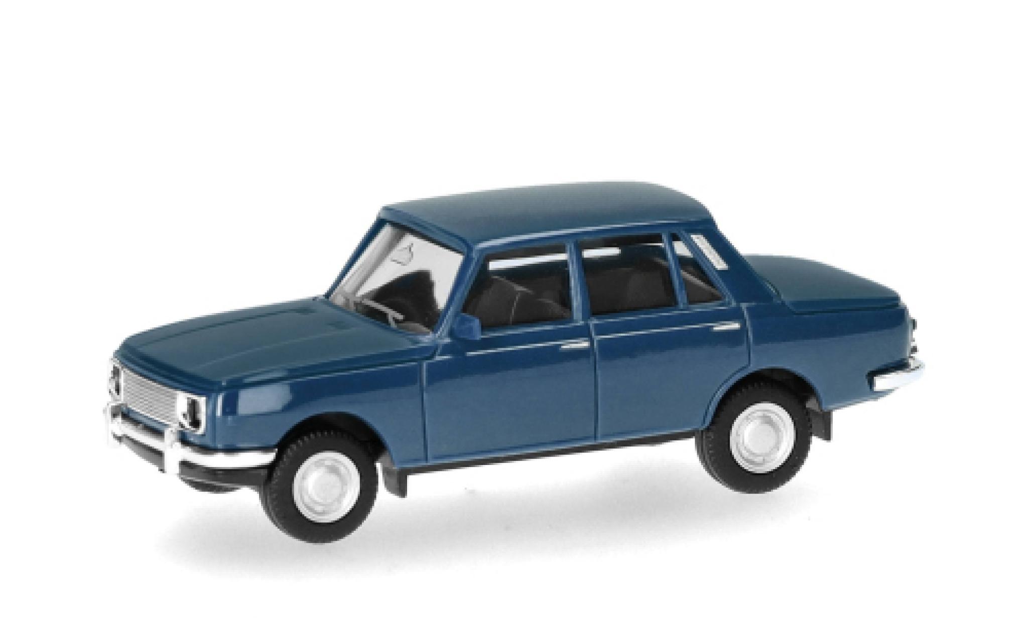 Wartburg 353 Herpa blau 1966 1:87 modellino in miniatura
