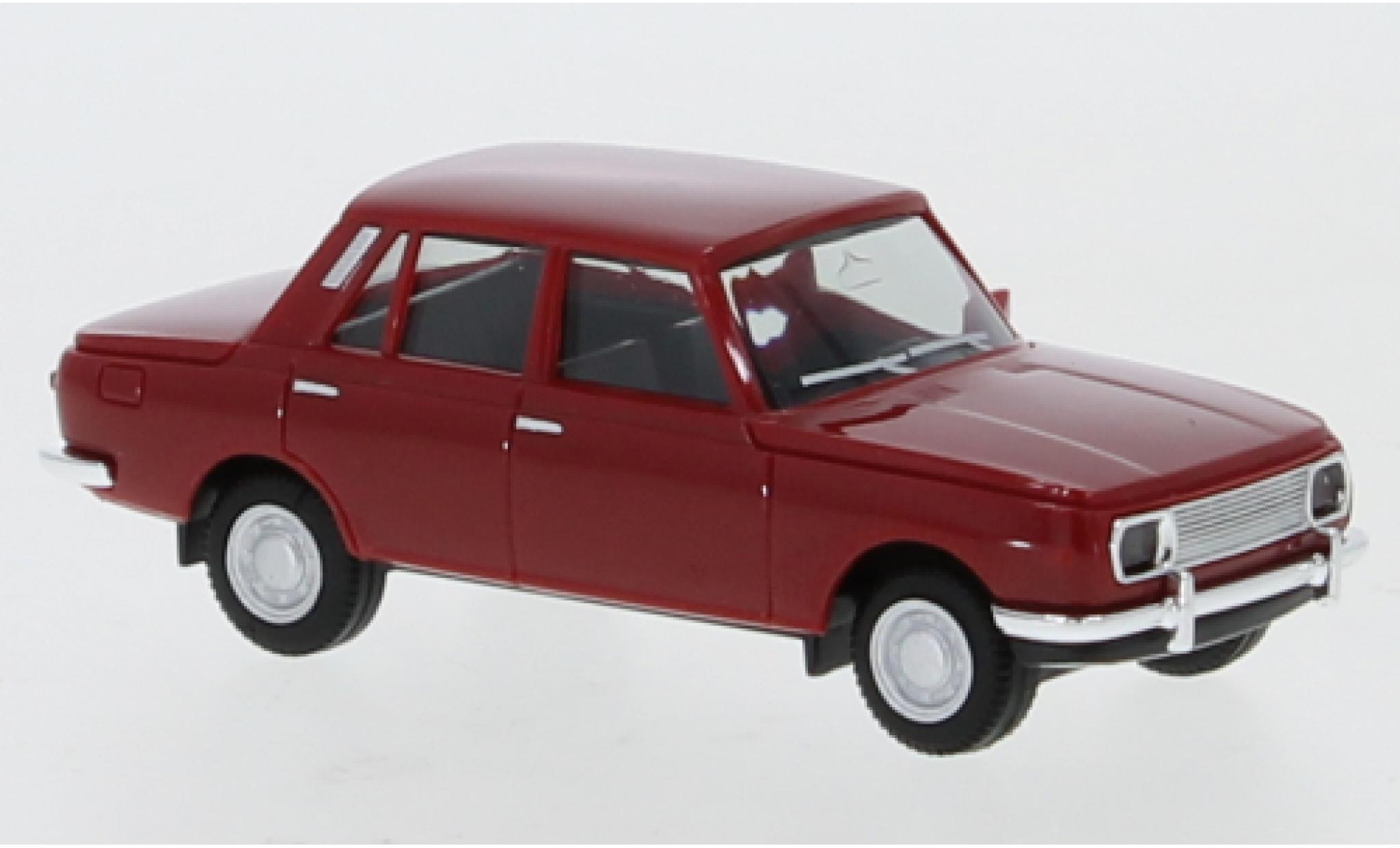 Wartburg 353 1/87 Herpa rosso 1966 modellino in miniatura