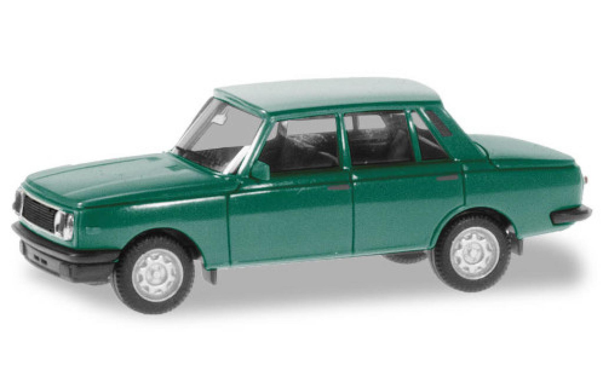 Wartburg 353 1/87 Herpa verde 1984 modellino in miniatura