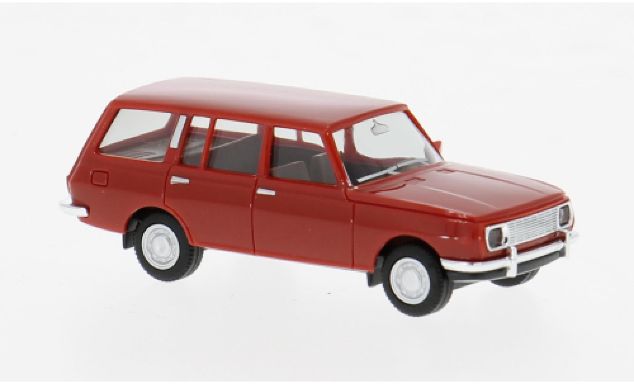 Wartburg 353 1/87 Herpa Tourist rot 1966 1:87 modellino in miniatura