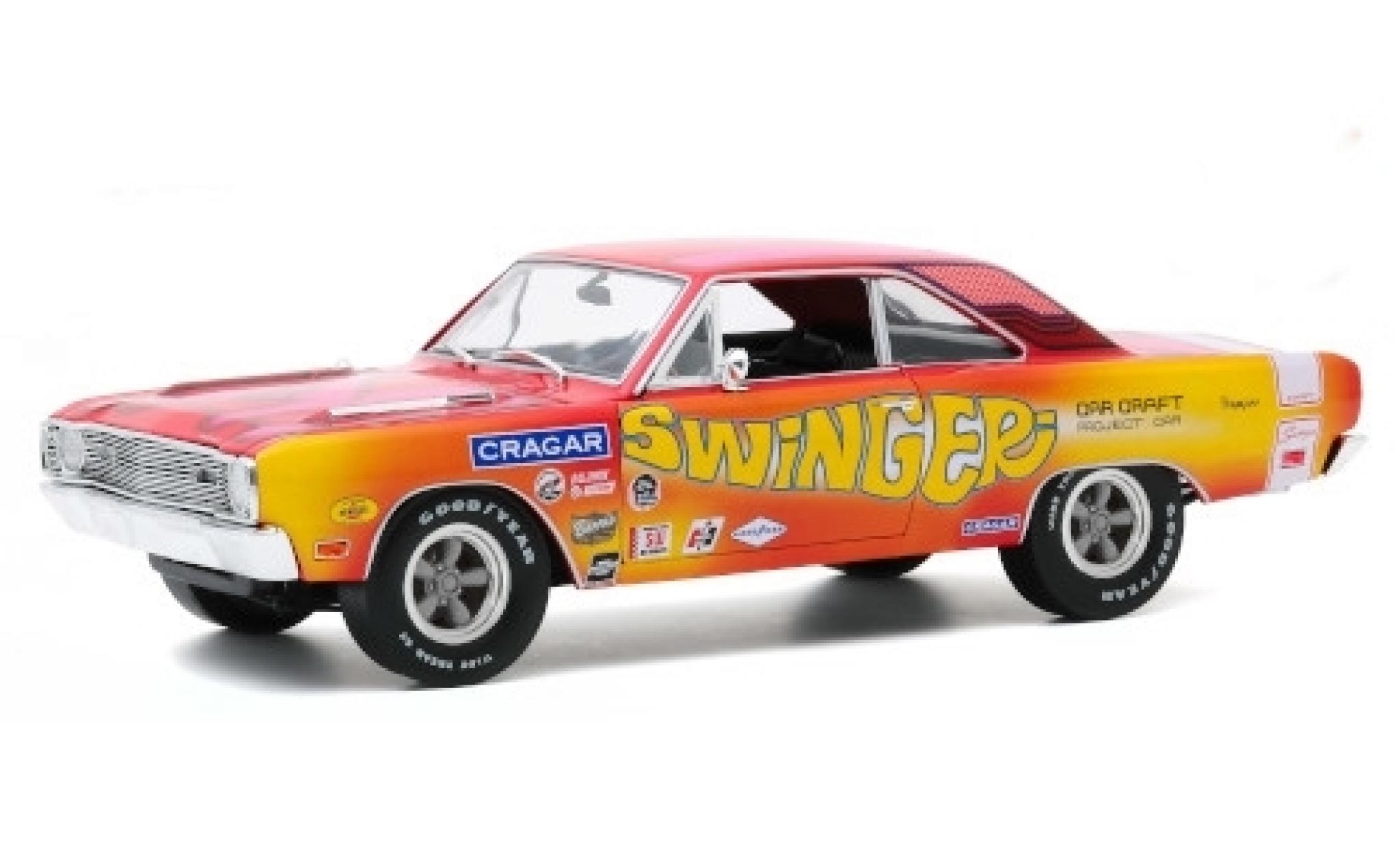 Dodge Dart 1/18 Highway 61 340 Swinger Custom 1969 modellino in miniatura