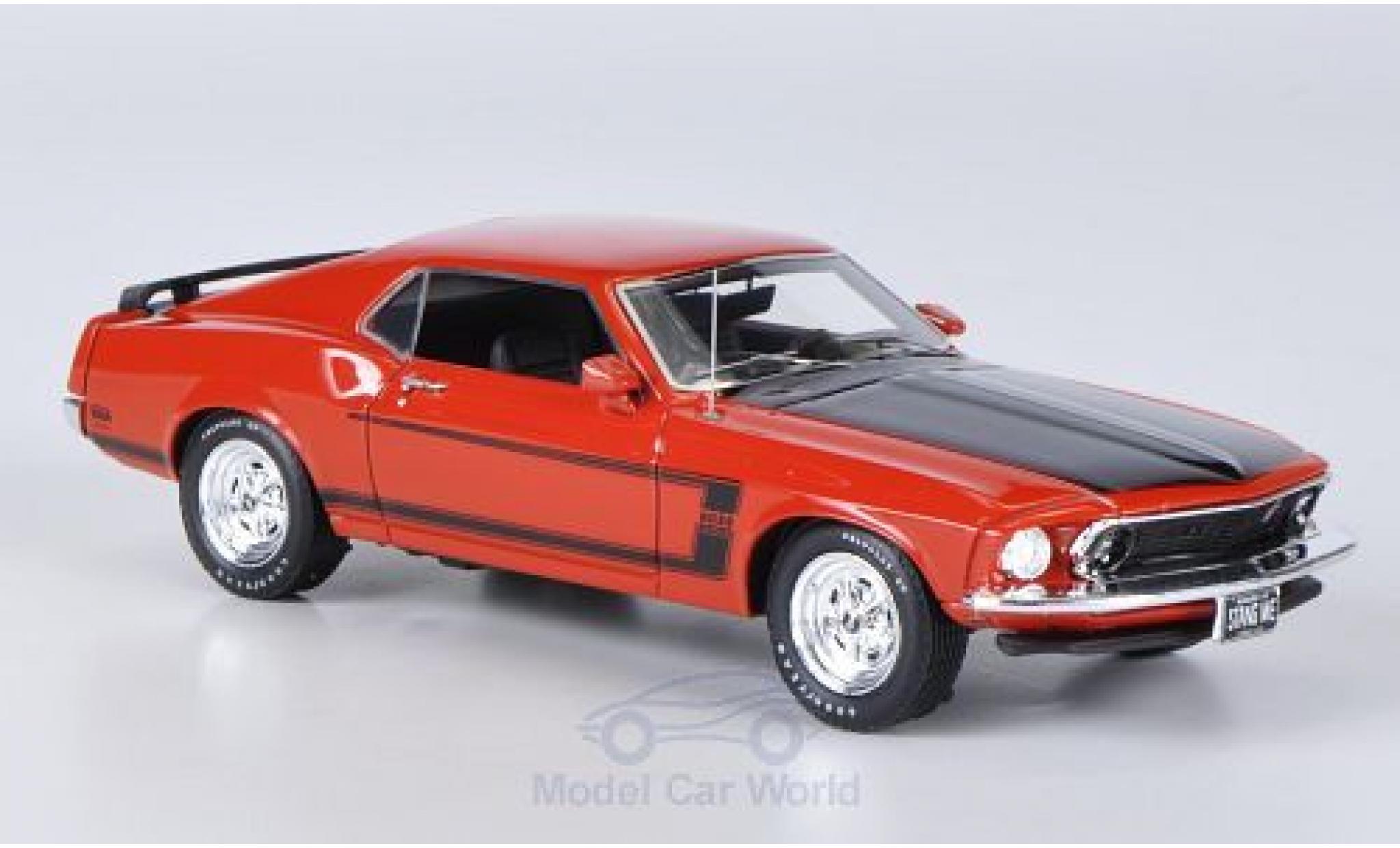 Ford Mustang 1969 1/43 Highway 61 Boss 302 rosso/nero 1969 43rd Street Collectibles modellino in miniatura