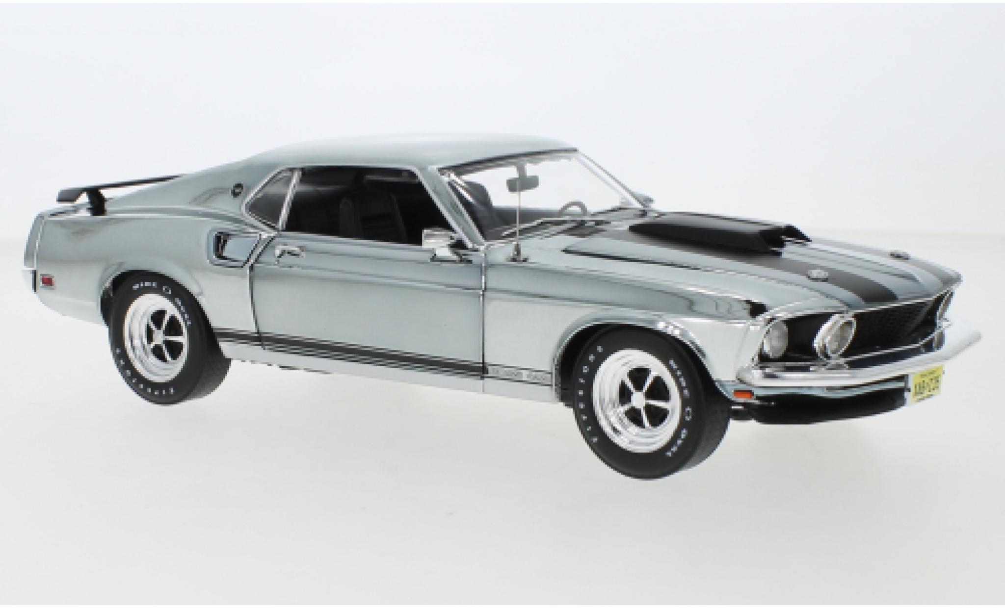 Ford Mustang 1/18 Highway 61 Boss 429 chrom/matt-nero 1969 John Wick (2014) modellino in miniatura