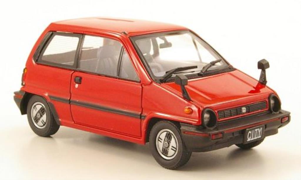 Honda City 1/43 Ebbro rosso 1981 modellino in miniatura