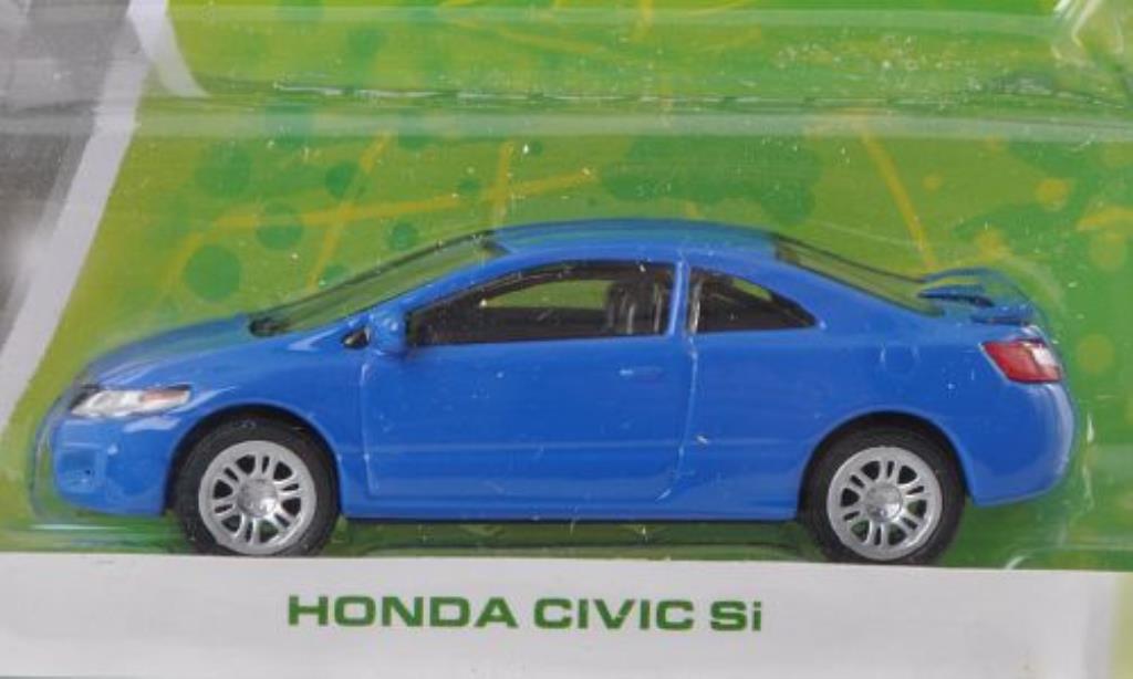 Honda Civic 1/64 Greenlight Si blu modellino in miniatura