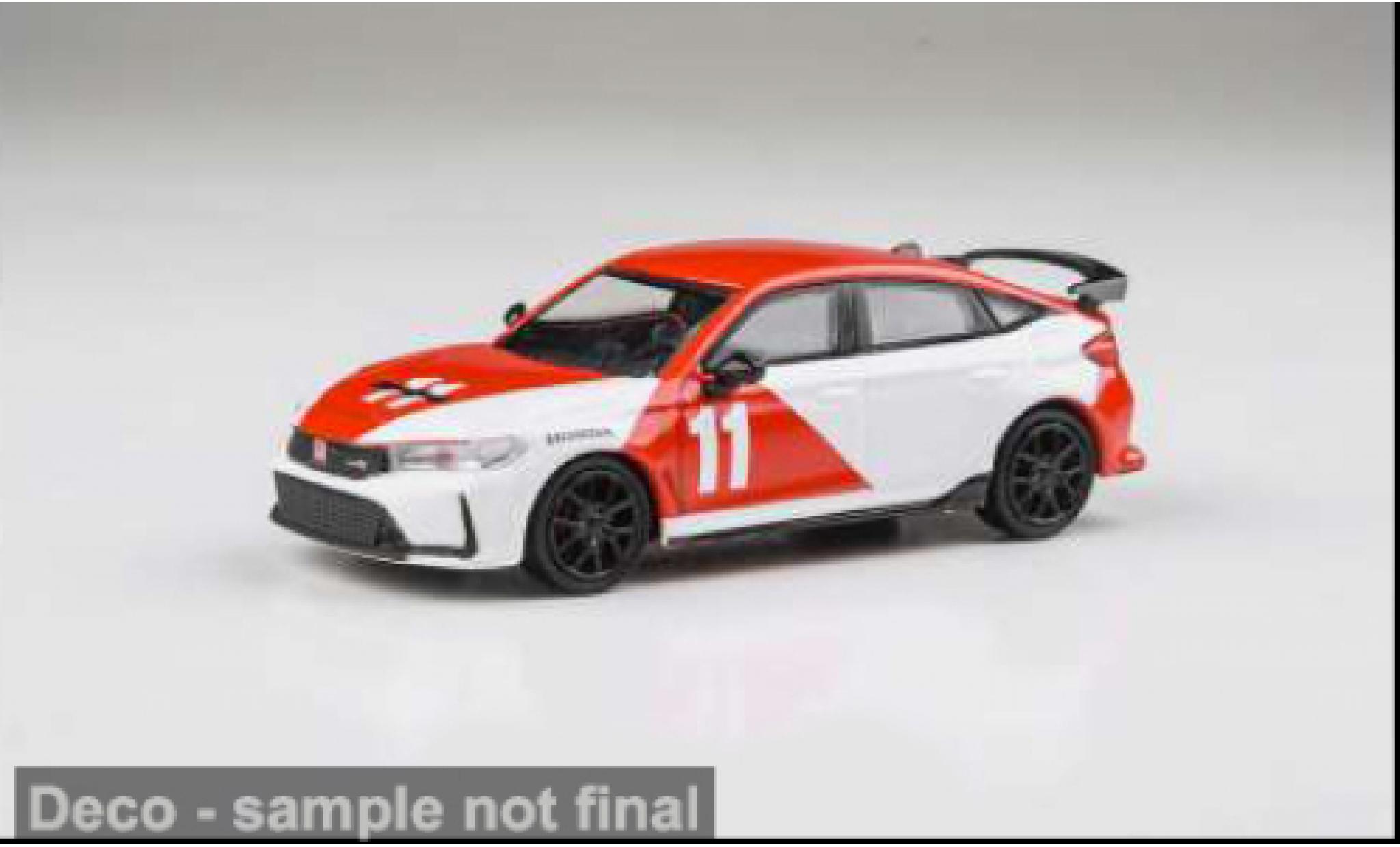 Honda Civic 1/64 Para64 Type R (FL5) orange/weiss 2025 1:64 modellini auto