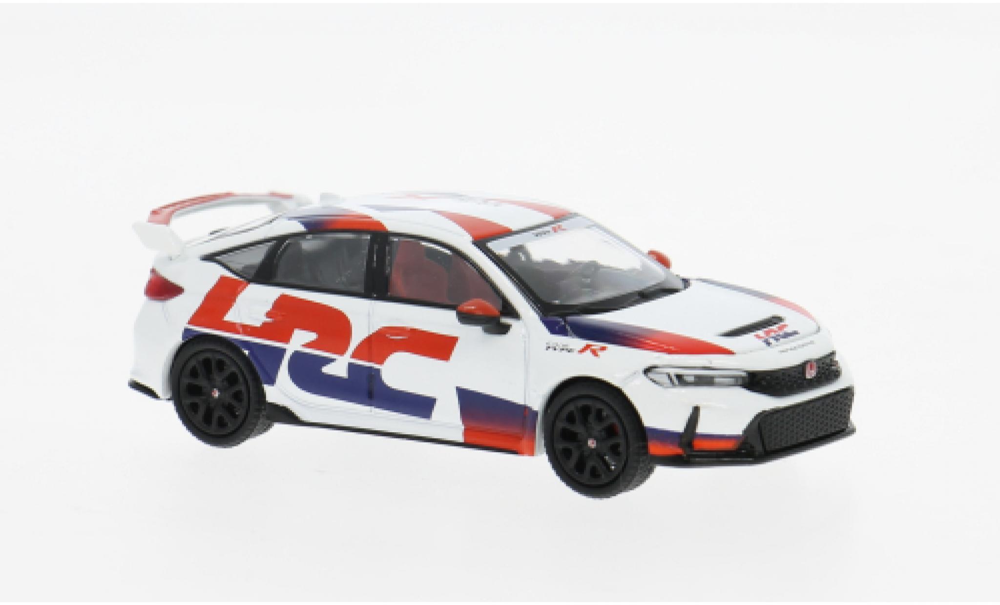 Honda Civic 1/64 Pop Race Type R (FL5) weiss/Dekor 1:64 modellino in miniatura