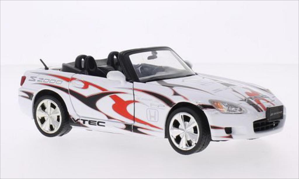 Honda S2000 1/24 Motormax bianco/Dekor modellino in miniatura