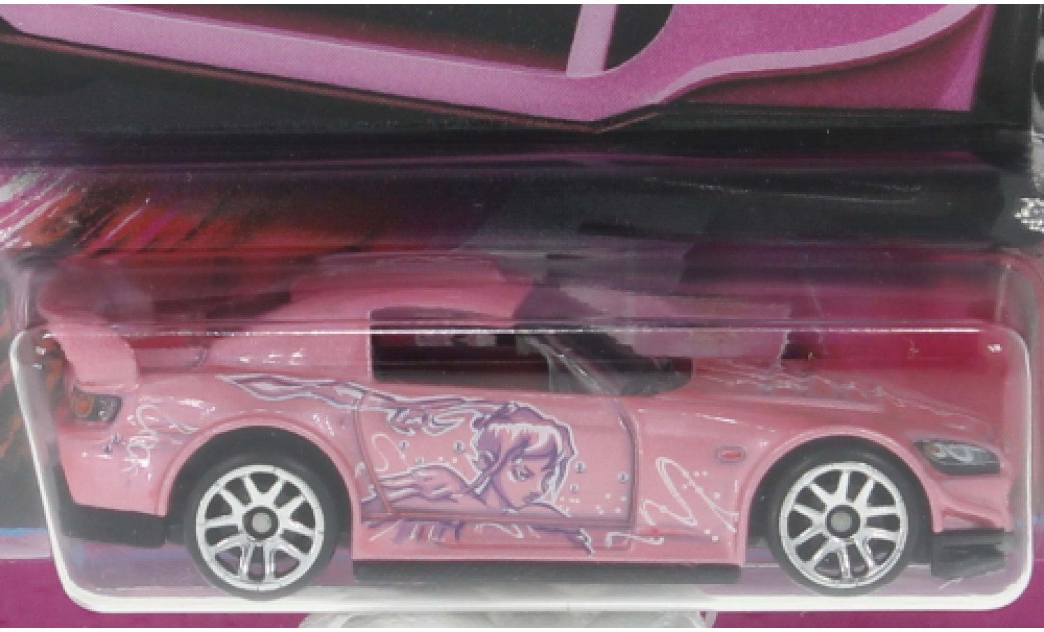 Honda S2000 1/64 Hot Wheels metallise rosa rapide & Furious modellino in miniatura