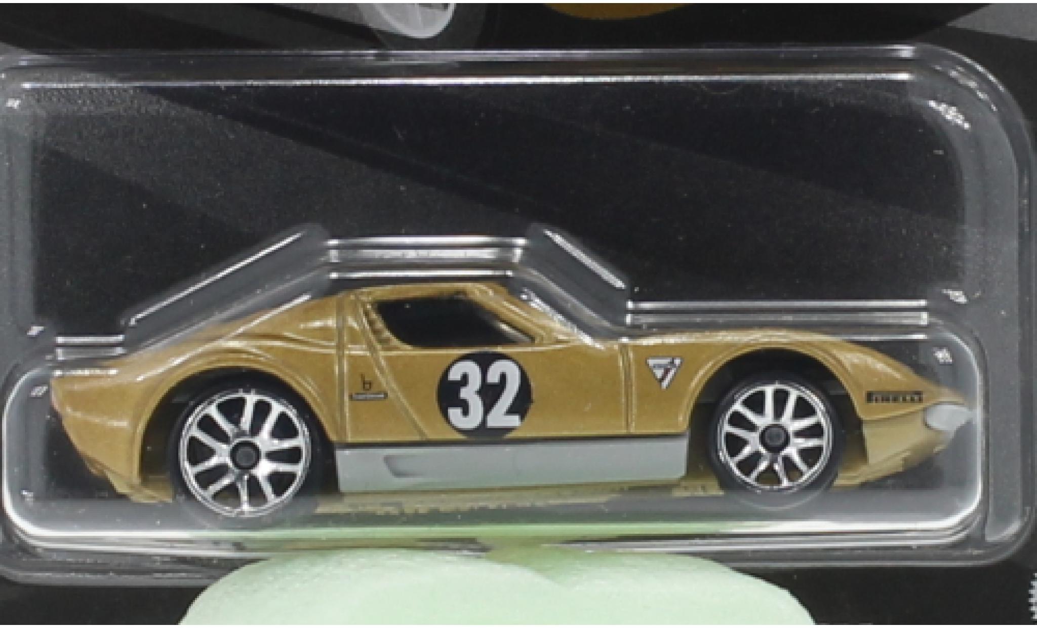 Lamborghini Miura 1/64 Hot Wheels SV gold 1971 1:64 modellino in miniatura