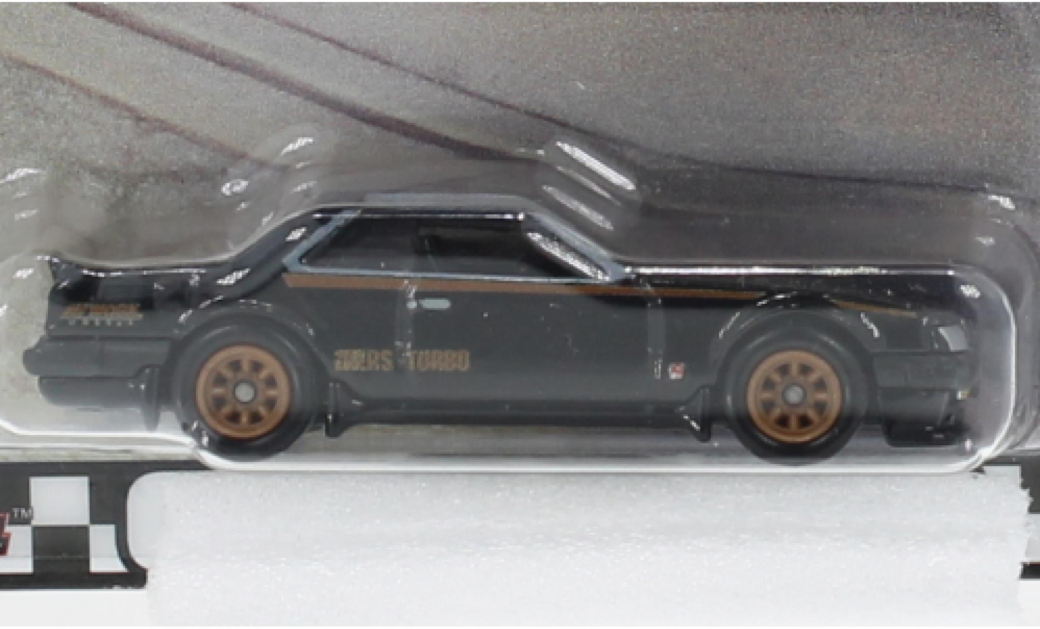 Nissan Skyline 1/64 Hot Wheels Premium RS (KDR30) nero modellino in miniatura