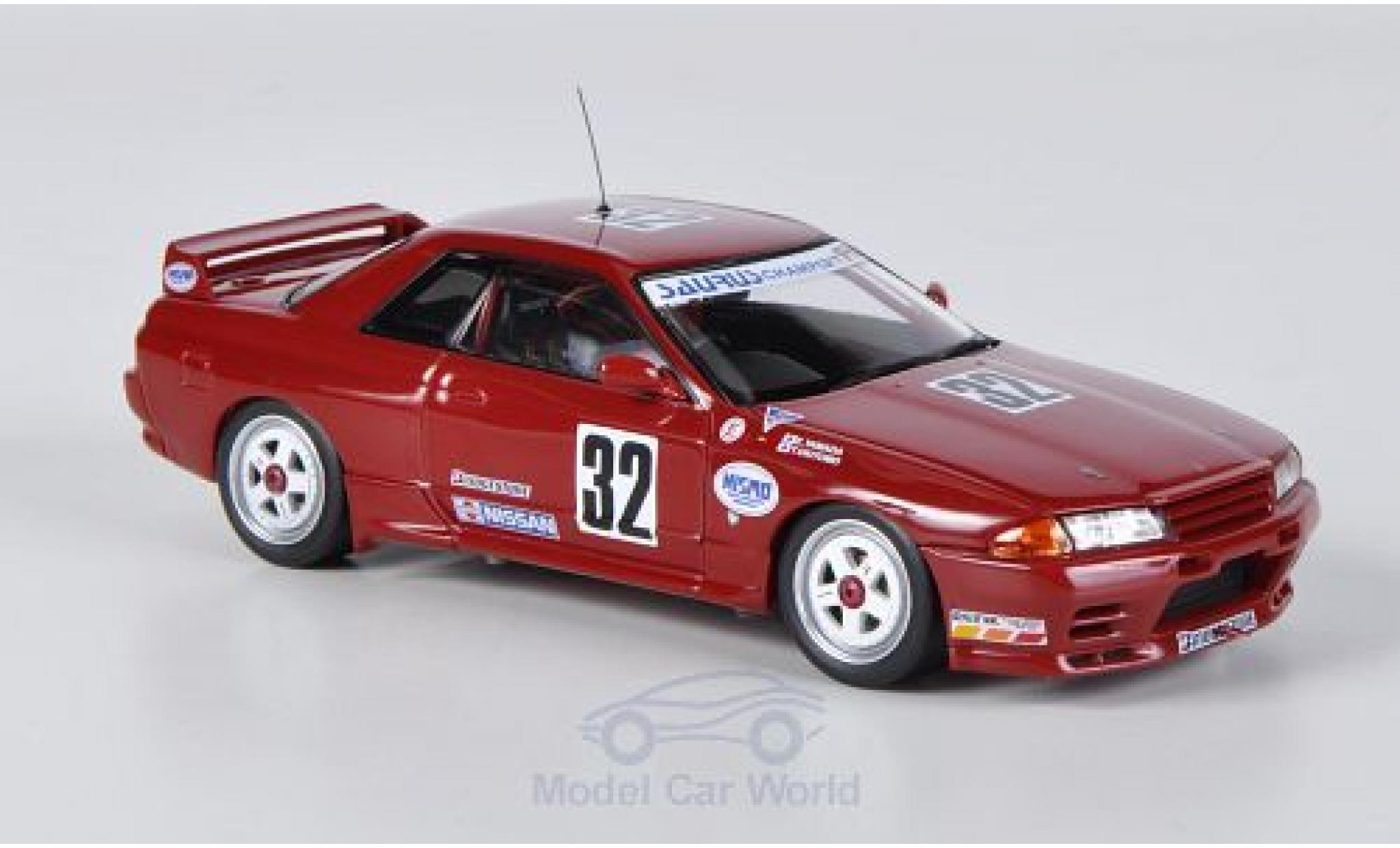 Nissan Skyline 1/43 HPI MIrage GT-R (R32) No.32 Saurus Champ / Nismo JTCC 1991 modellino in miniatura