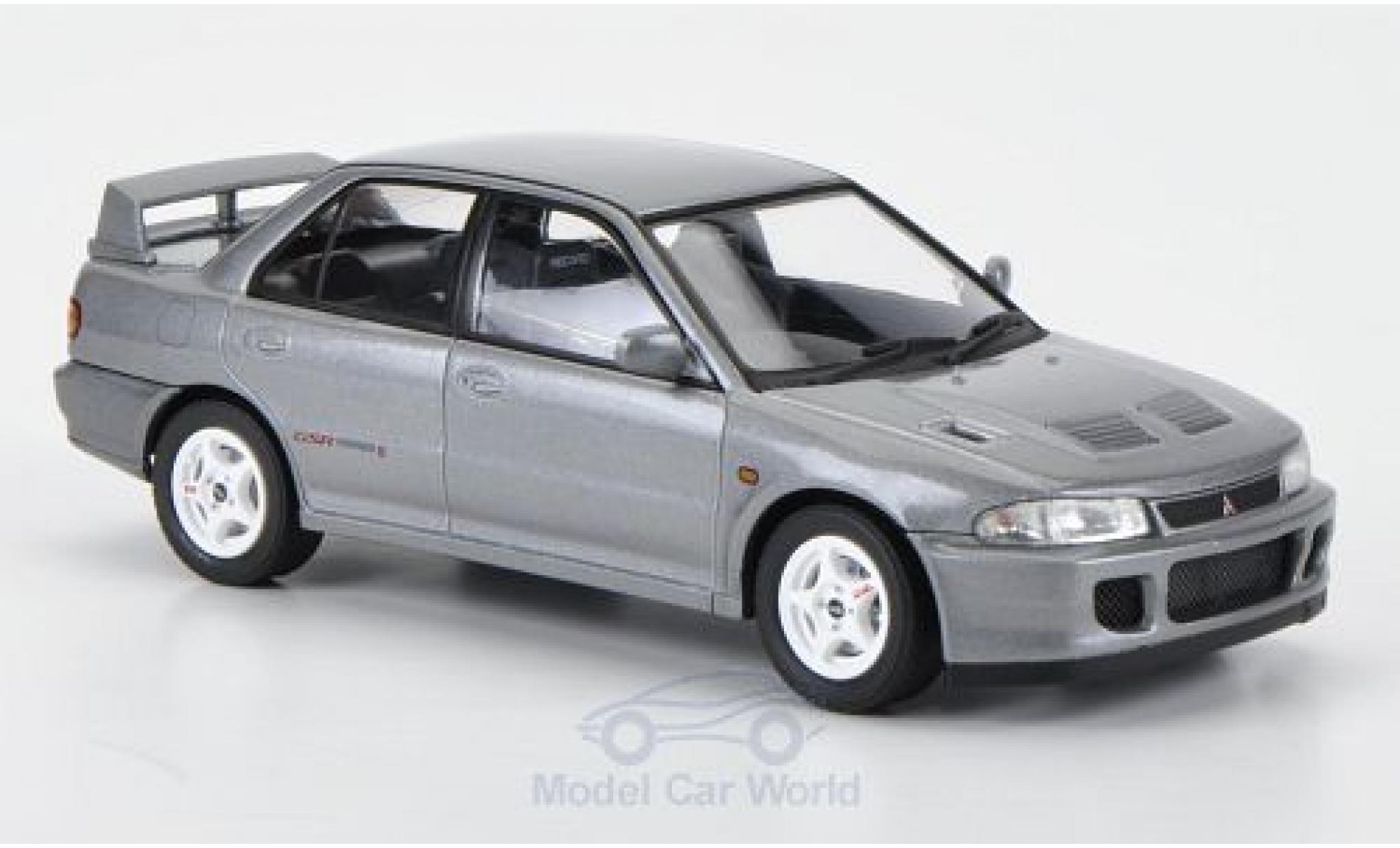 Mitsubishi Lancer Evolution II 1/43 HPI GSR Evolution II metallico grigio RHD 1994 modellino in miniatura