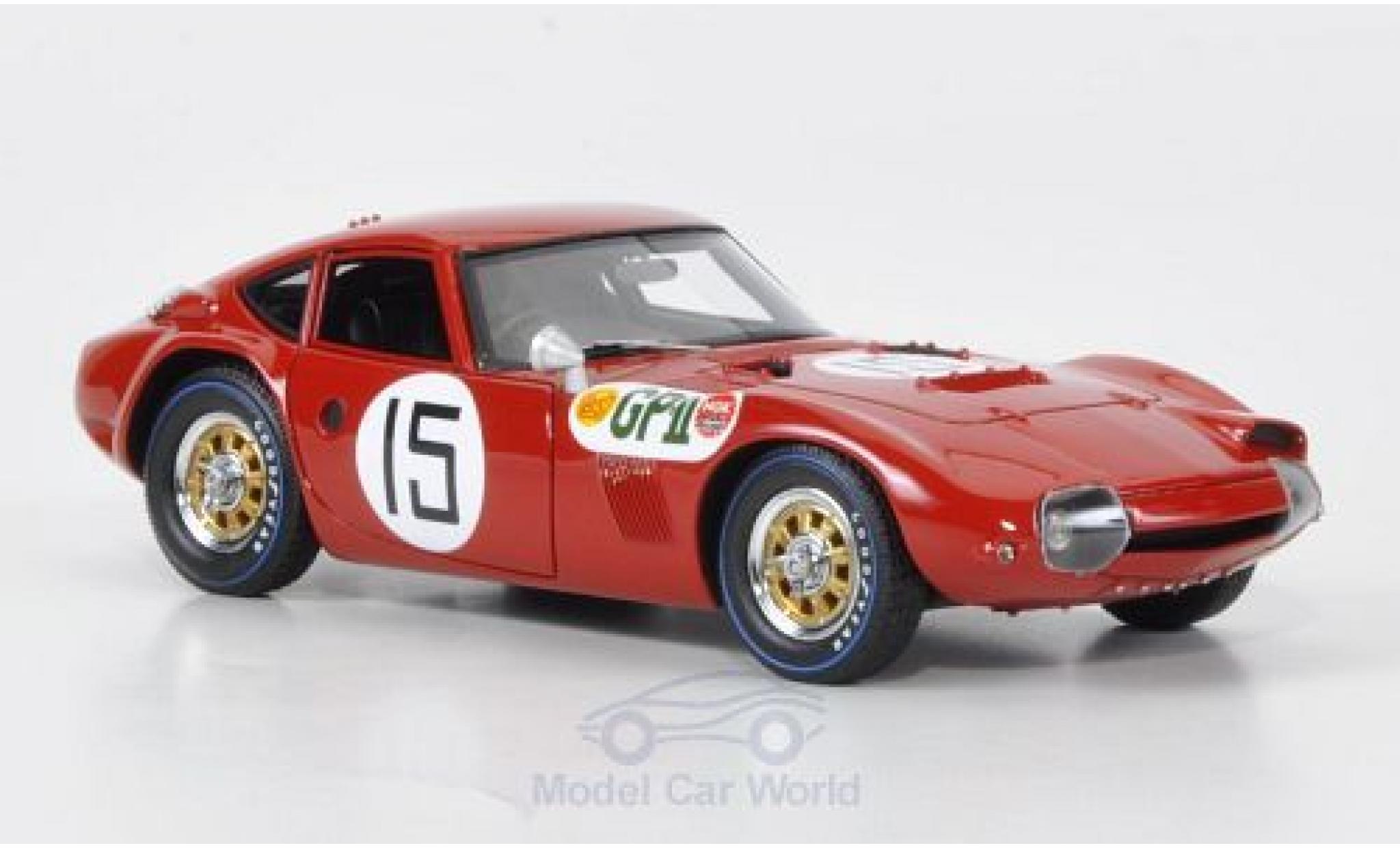 Toyota 2000 GT 1/43 HPI No.15 GP Japan 1966 modellino in miniatura