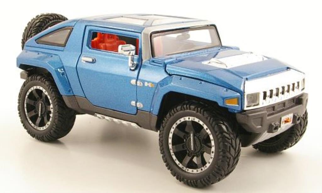 Hummer HX 1/24 Maisto blu 2008 modellino in miniatura