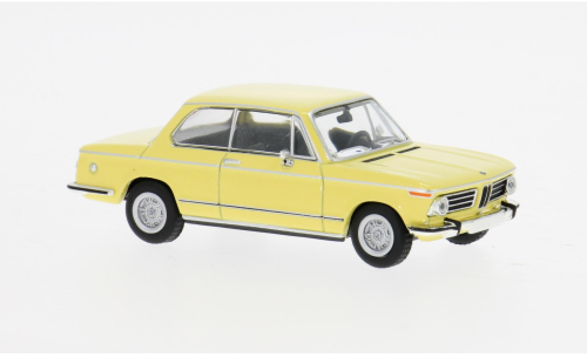 Bmw 2002 I Almost Real Tii gelb 1971 1:64 modellino in miniatura