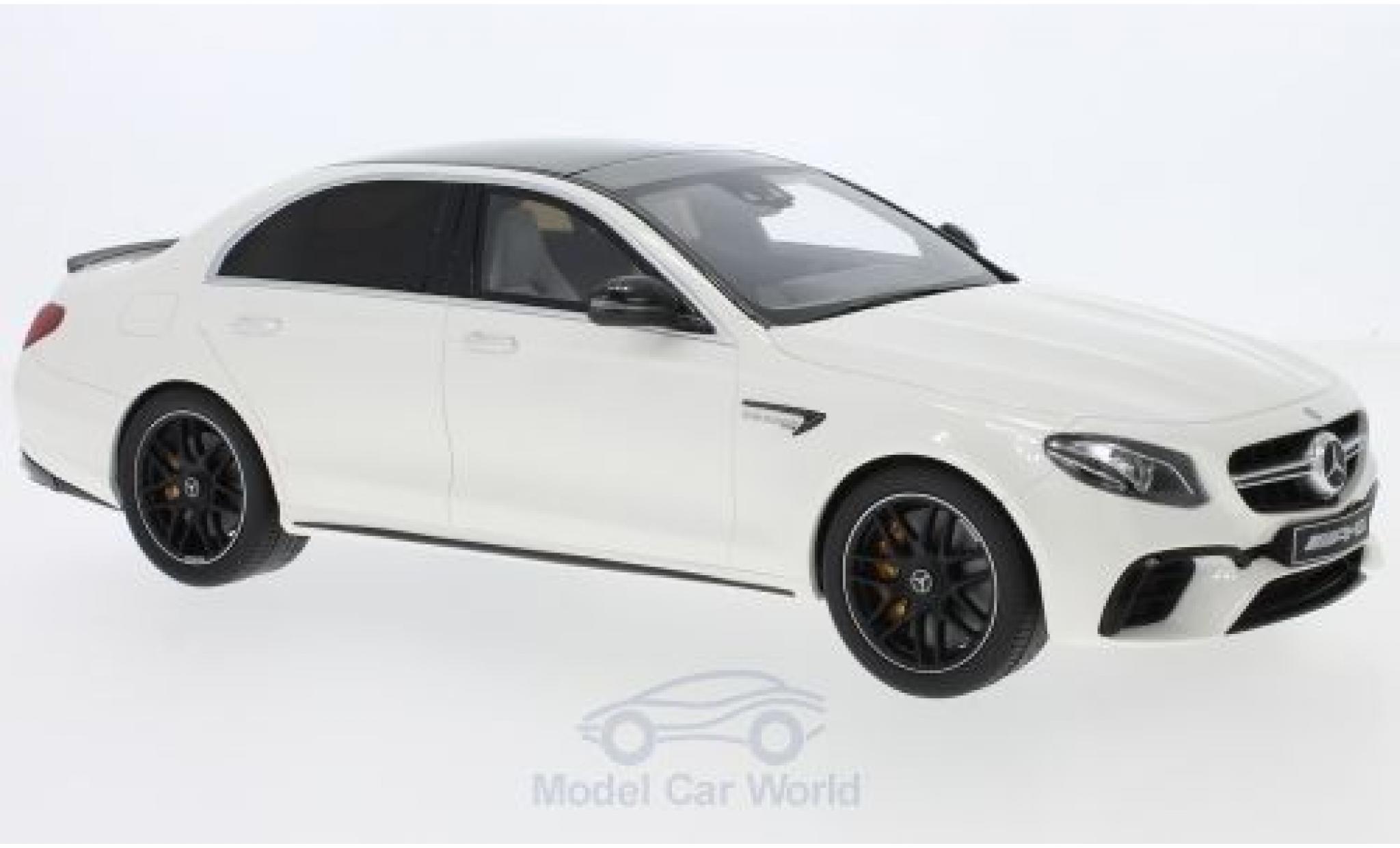 Mercedes Classe E 1/18 GT Spirit AMG E63 S bianco 2018 modellino in miniatura